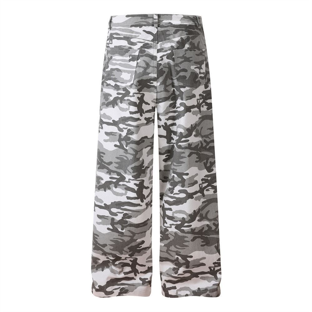 Japanese Brand Men's Retro Japanese Casual Straight Camouflage Trousers Size US 32 / EU 48 - 2 Thumbnail