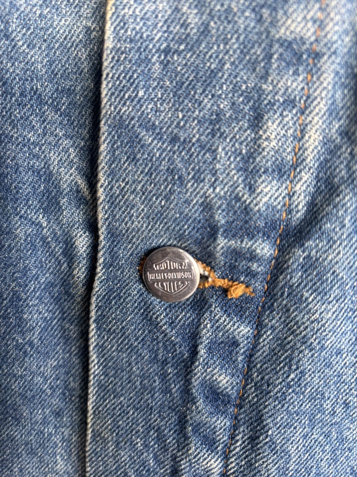 Harley Davidson VTG Harley Davidson Motorcycles Born in the USA Eagle Jacket Size US XL / EU 56 / 4 - 3 Thumbnail