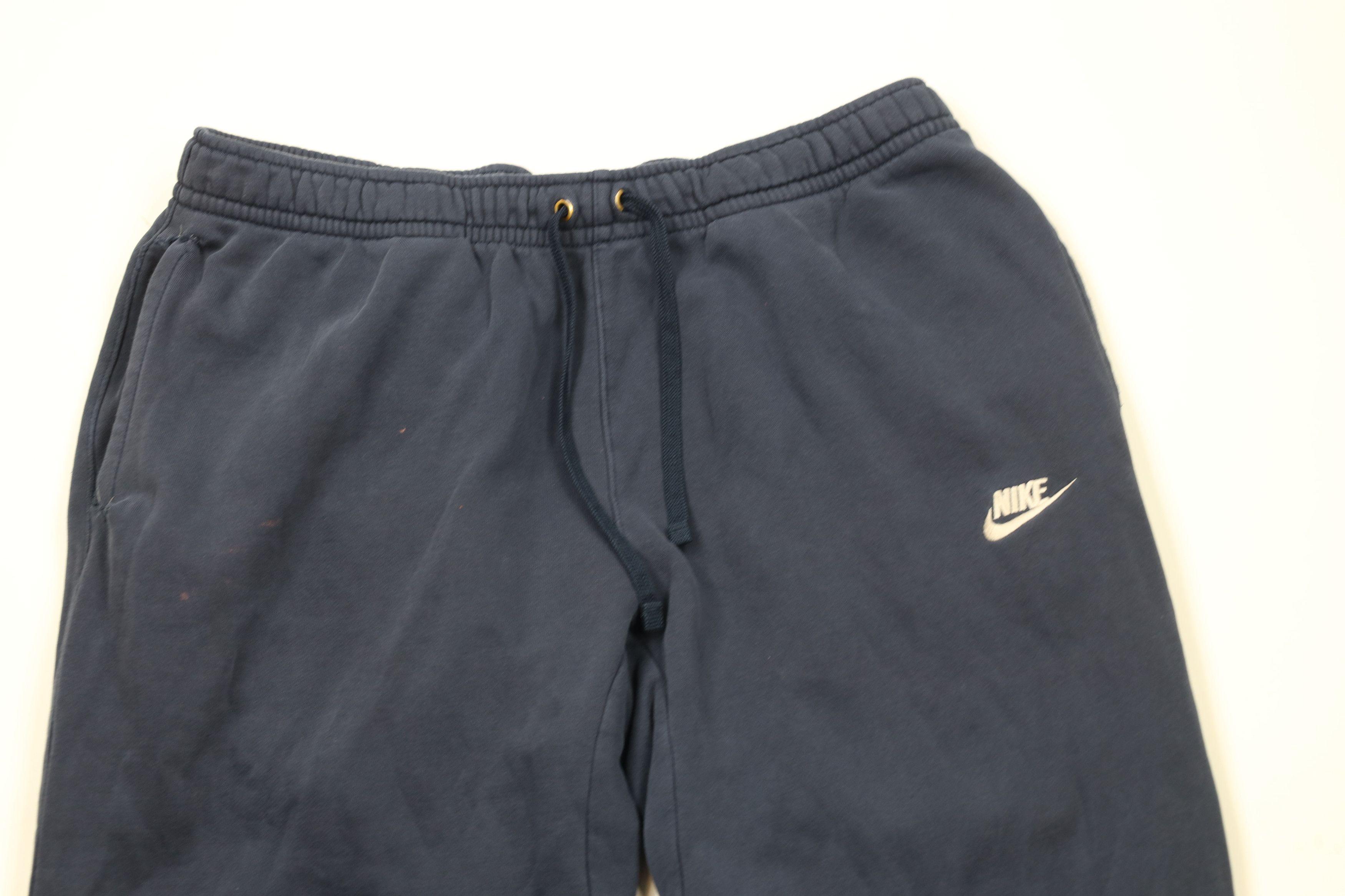 Nike × Vintage Vintage Nike Scott Mini Swoosh Wide Leg Sweatpants Blue Size US 38 / EU 54 - 2 Thumbnail
