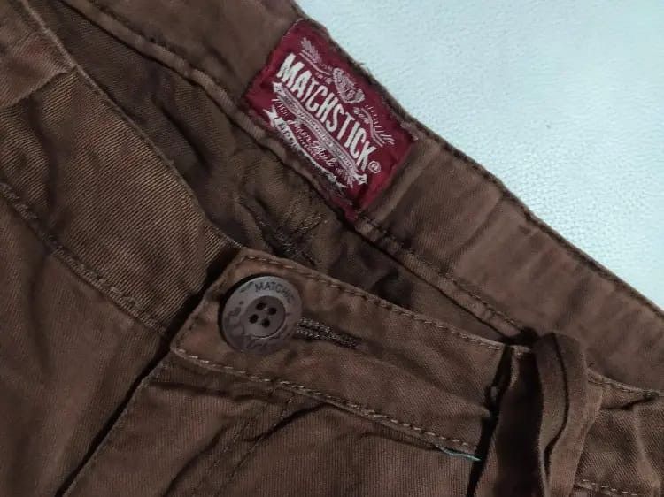 Japanese Brand Macthstick Cargo Pants Multipocket Tactical Size US 32 / EU 48 - 5 Thumbnail