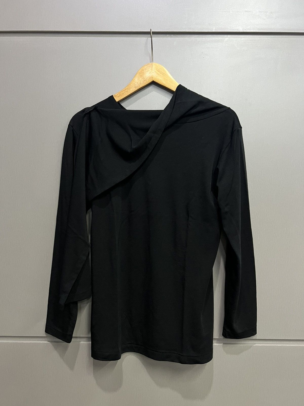 Y's × Yohji Yamamoto Yohji Yamamoto Y’s Triacetate Asymmetric Longsleeve Scarf Size US M / EU 48-50 / 2 - 5 Thumbnail