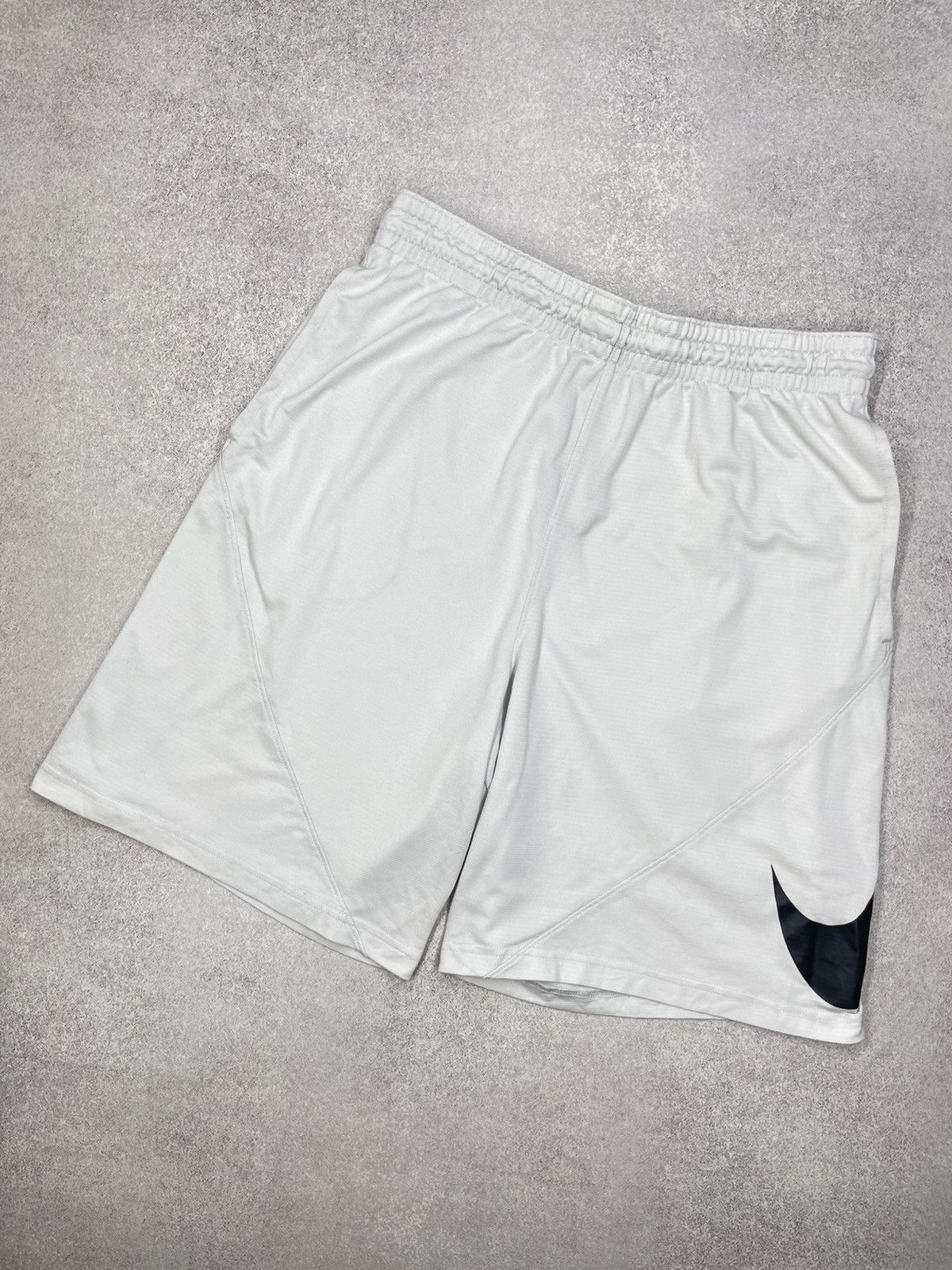 Nike Mens Nike Dri Fit White Shorts Big Logo Drill Y2K ACG TN Size US 36 / EU 52 - 2 Thumbnail