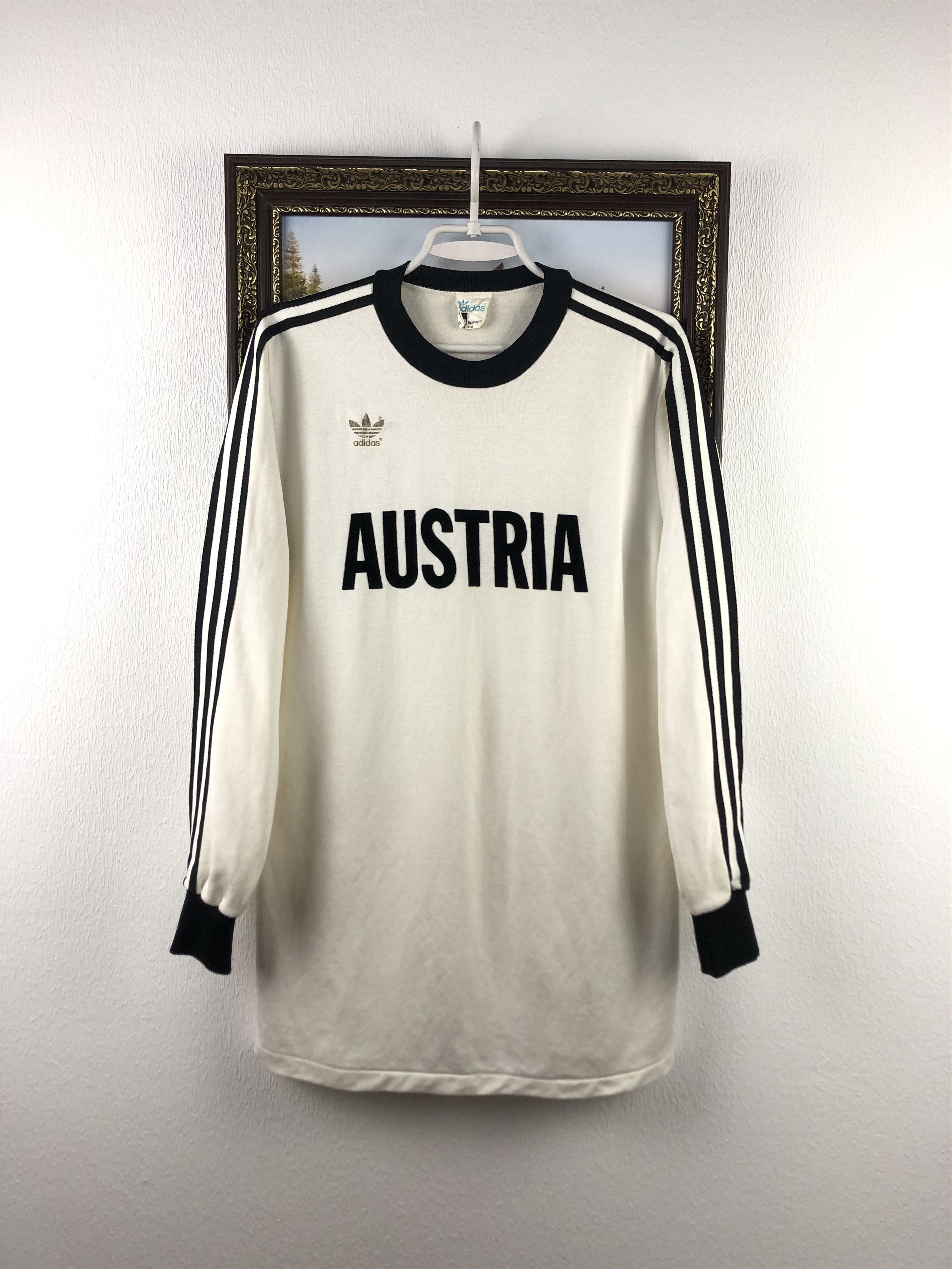 Adidas Vintage West Germany Austria Football Shirt Soccer Jersey Size US L / EU 52-54 / 3 - 1 Thumbnail
