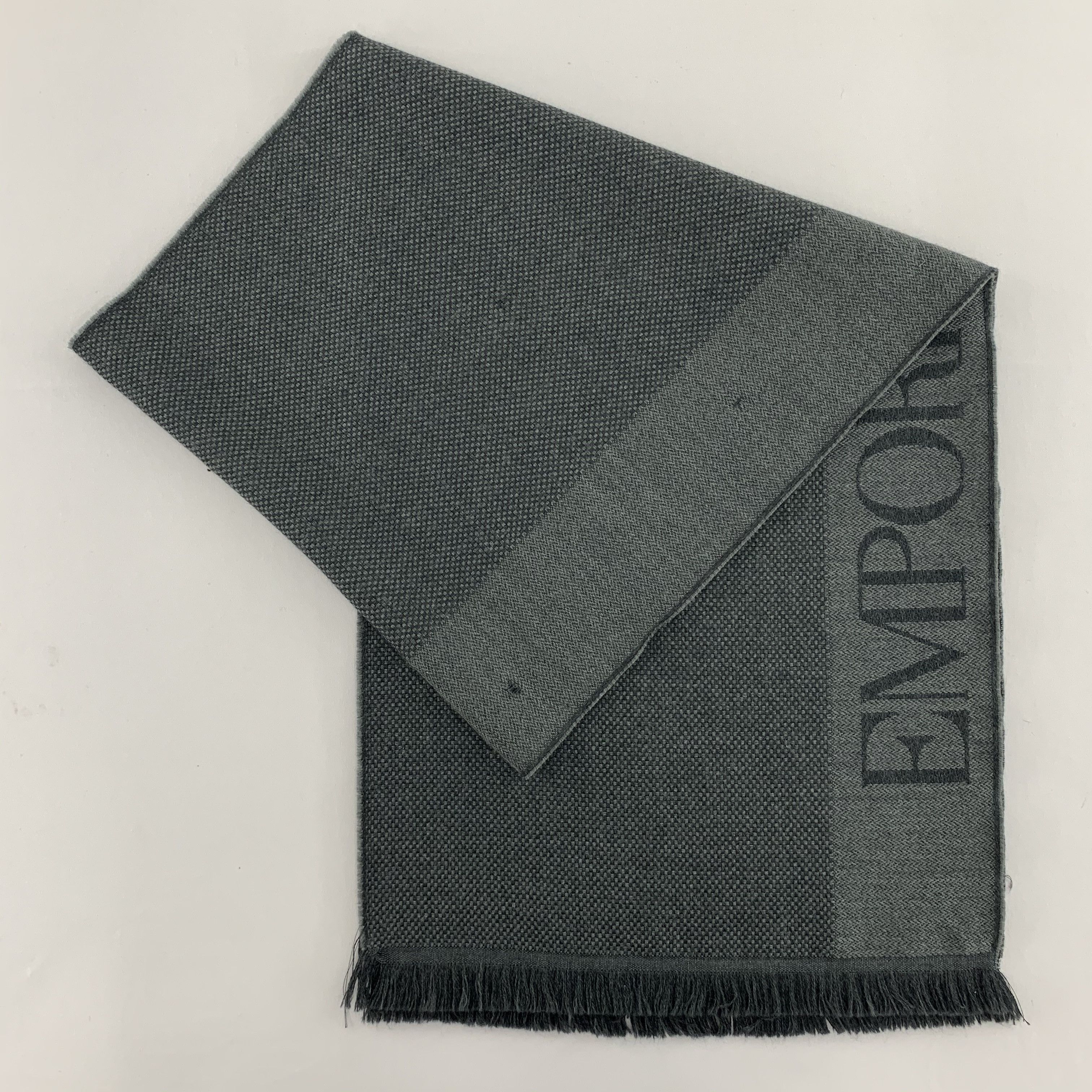 Emporio Armani Emporio Armani Scarf Wool Muffler Neck Wrap BL4388 Size ONE SIZE - 4 Thumbnail