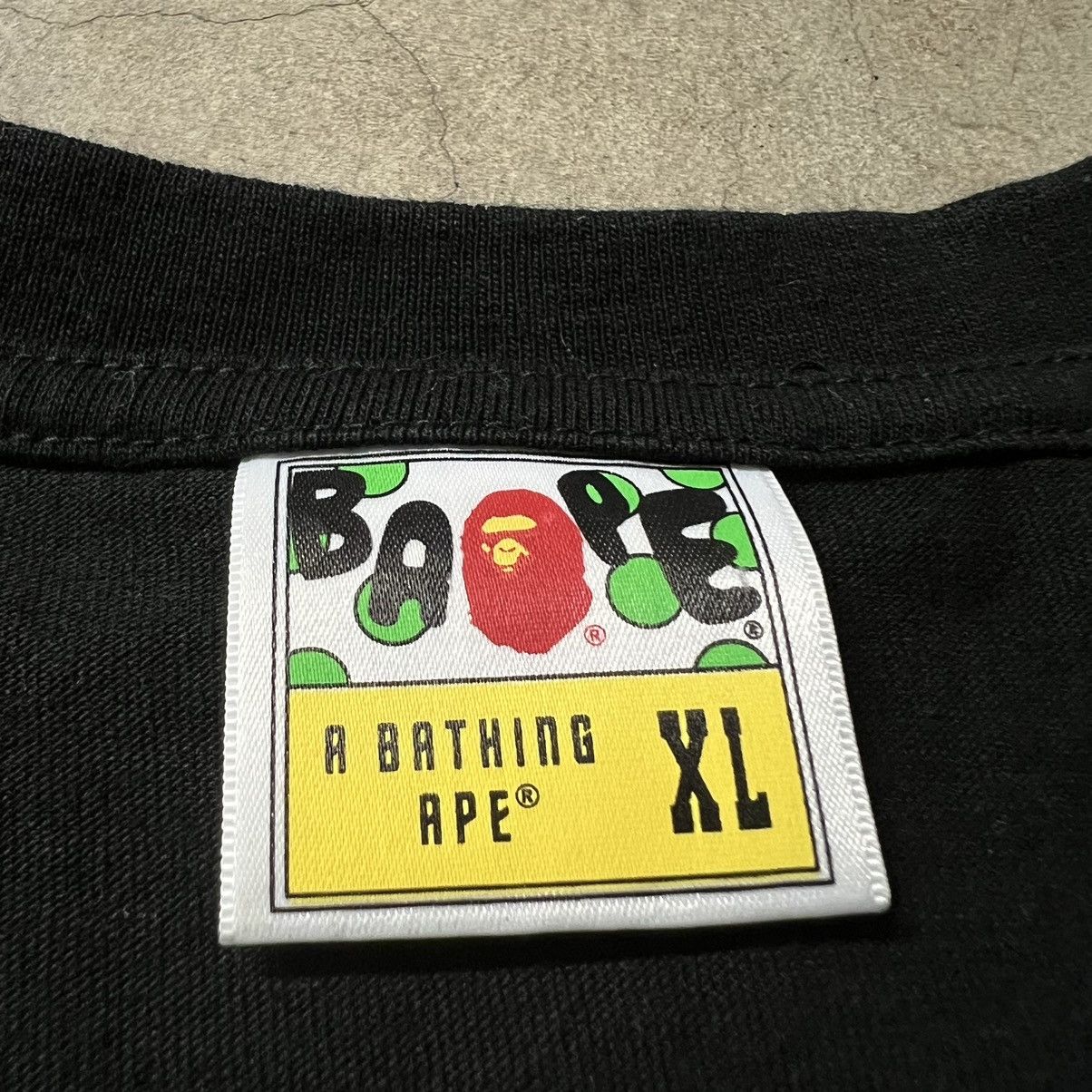 Bape A Bathing Bape BAPE College Logo T-Shirt Size US XL / EU 56 / 4 - 6 Thumbnail