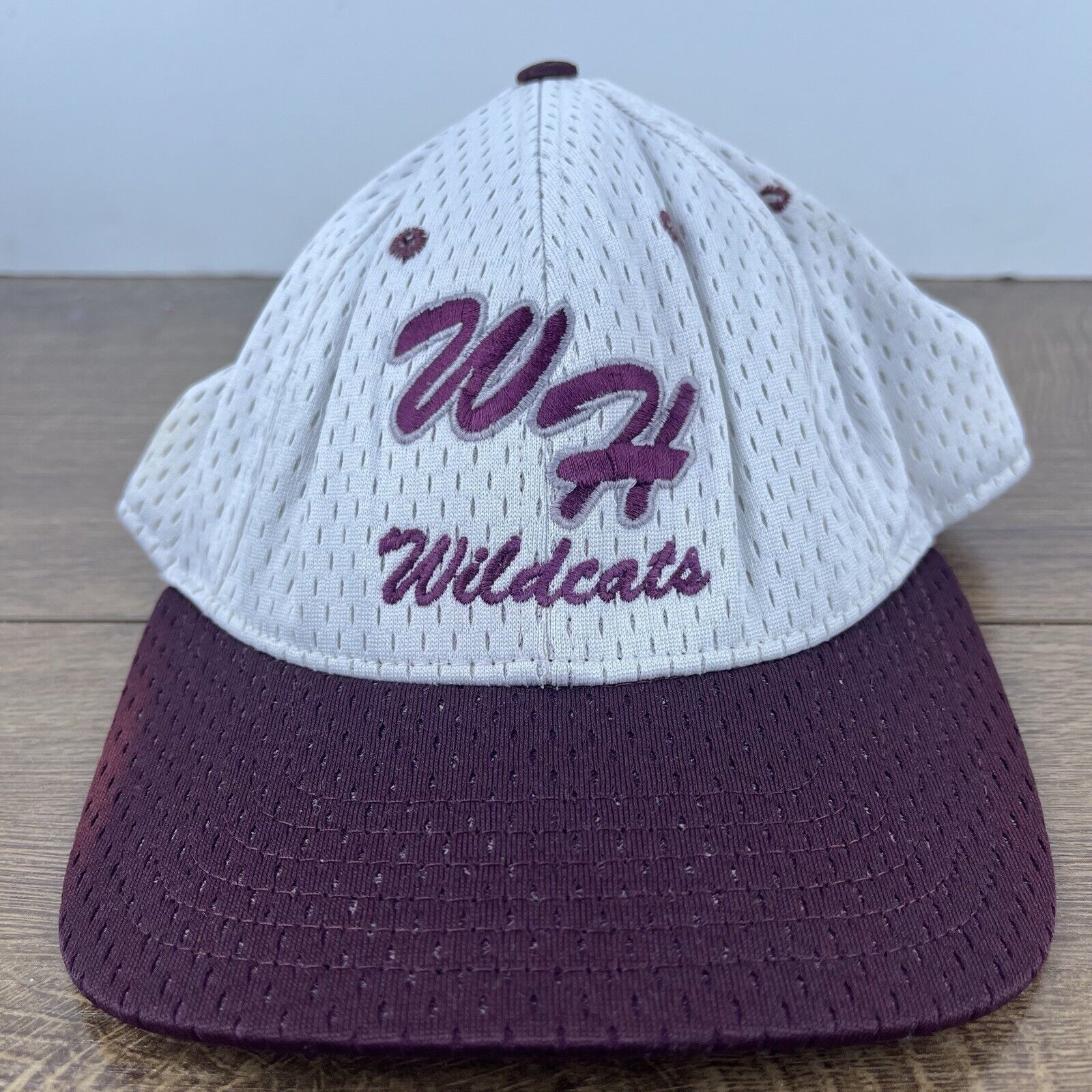 Other WH Wildcats Hat Wildcats Baseball White Adjustable Hat White Size ONE SIZE - 3 Thumbnail