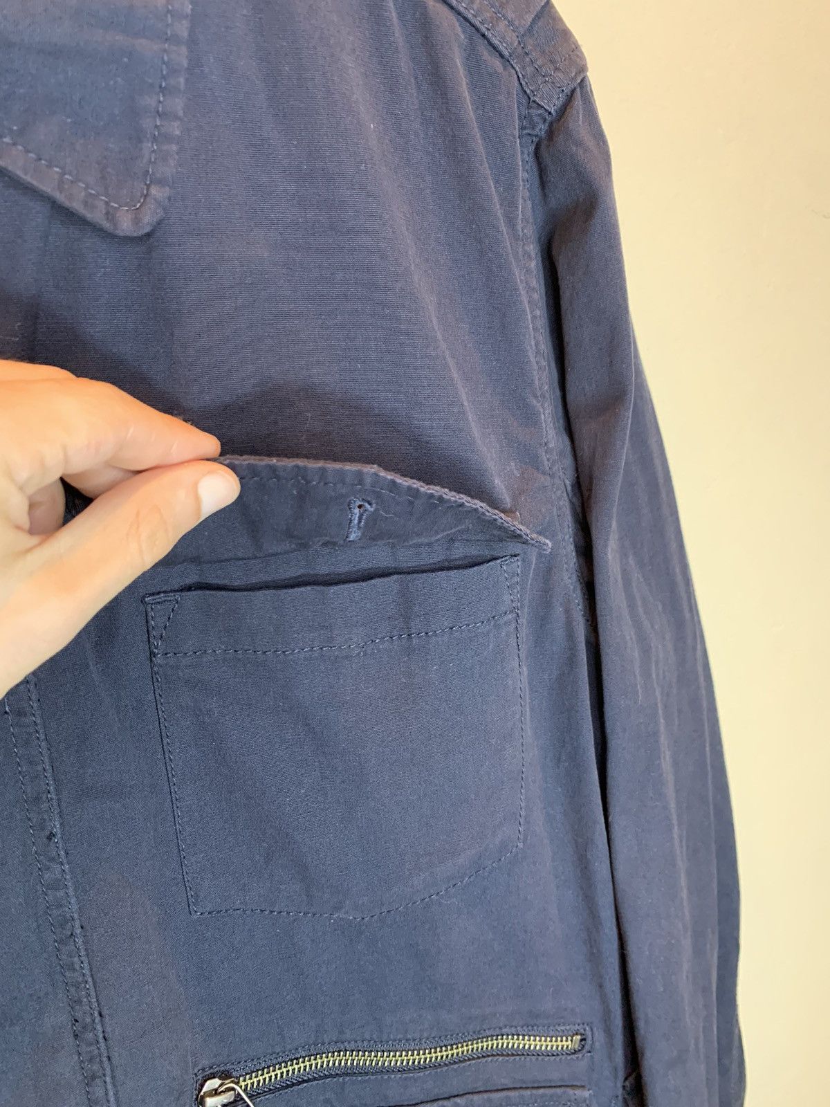 Saks Fifth Avenue RARE* Saks Fifth Avenue Cargo Multi Pocket Zip Button Jacket Size US L / EU 52-54 / 3 - 7 Thumbnail