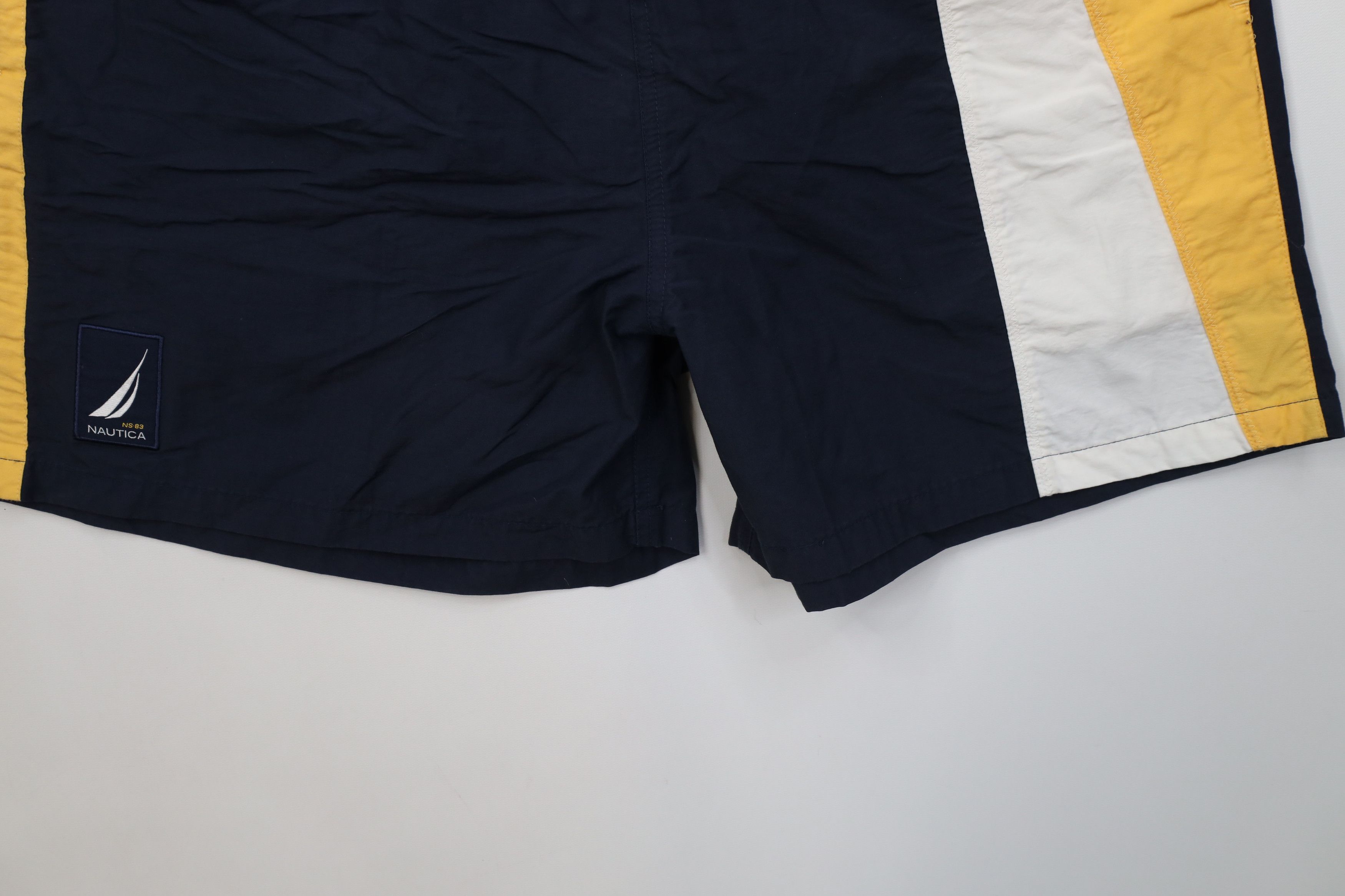 Nautica Vintage 90s Nautica Lined Above Knee Shorts Swim Trunks Size US 34 / EU 50 - 4 Thumbnail