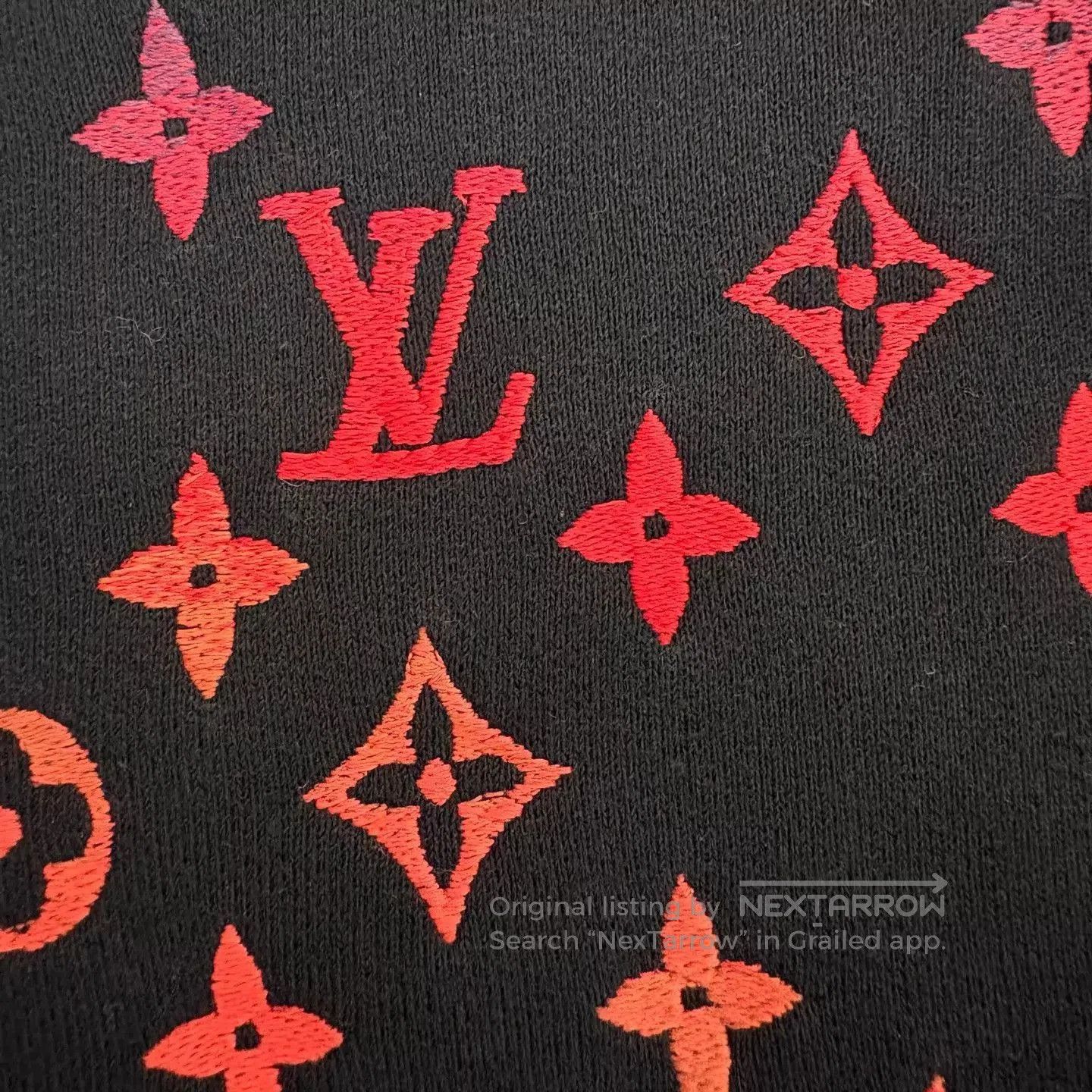 Louis Vuitton Black Graphic Long Sleeve Sweatshirt - Size S. Size US S / EU 44-46 / 1 - 7 Thumbnail