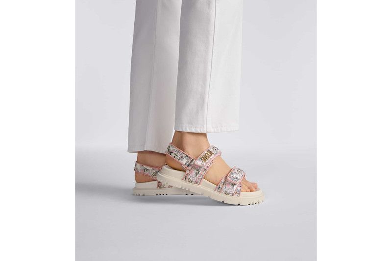 Dior o1w1db10426 KCQ868 Dioract Sandals in White/Multicolor Size US 9.5 / IT 39.5 - 6 Thumbnail