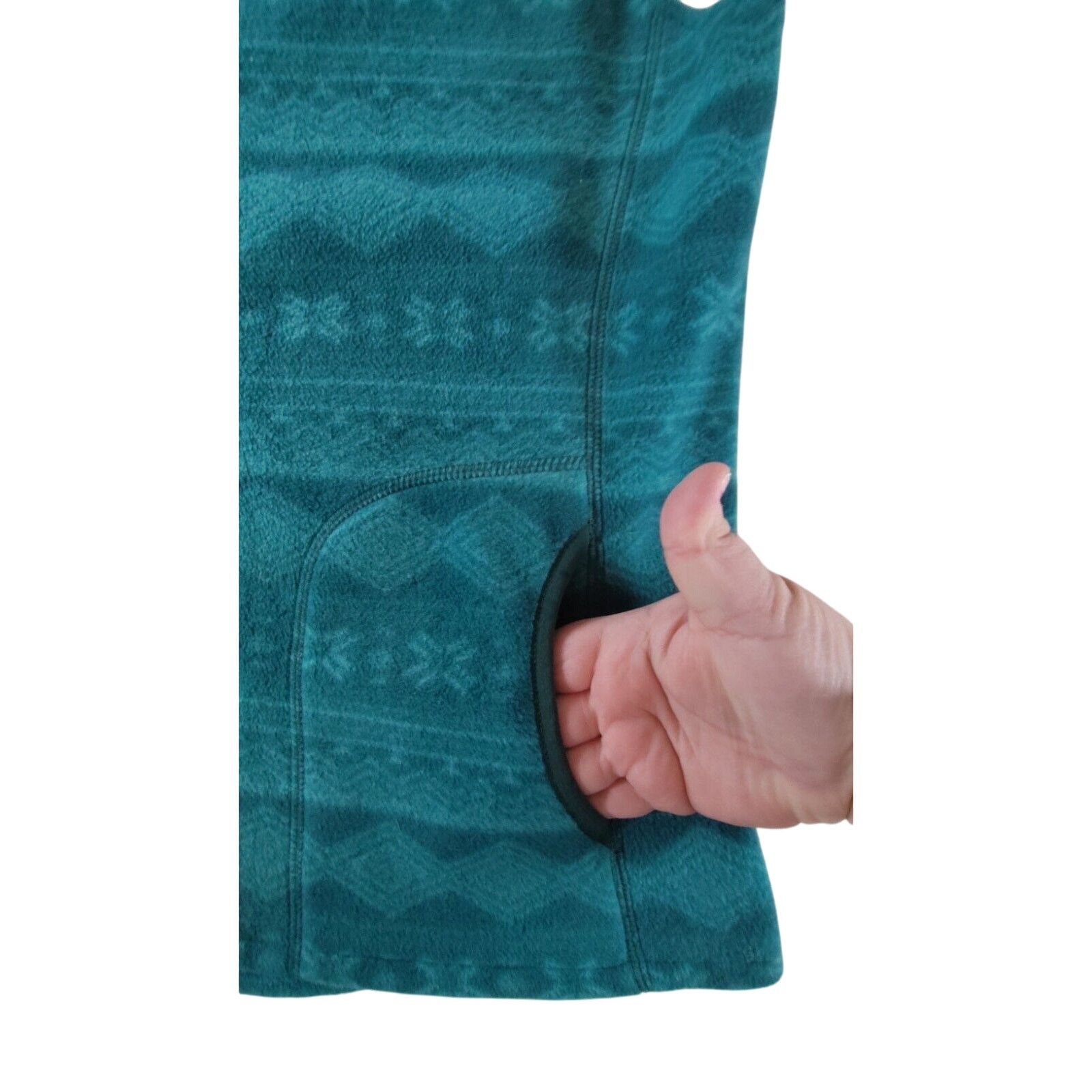 Woolrich Woolen Mills Woolrich Fleece Vest Green Womens Size Medium Full Zip Aztec Size M / US 6-8 / IT 42-44 - 10 Thumbnail