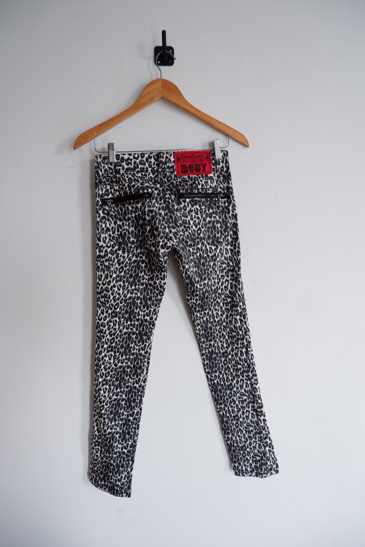 Japanese Brand Vintage Algonquins Gothic Leopard Pants Size 26" / US 2 / IT 38 - 2 Thumbnail