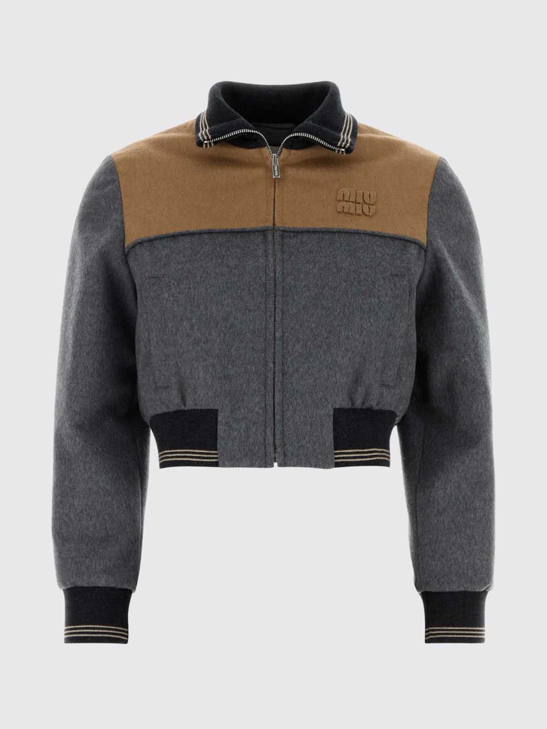 Miu Miu Miu Miu Sweatshirt Woman Grey Size S / US 4 / IT 40 - 1 Preview