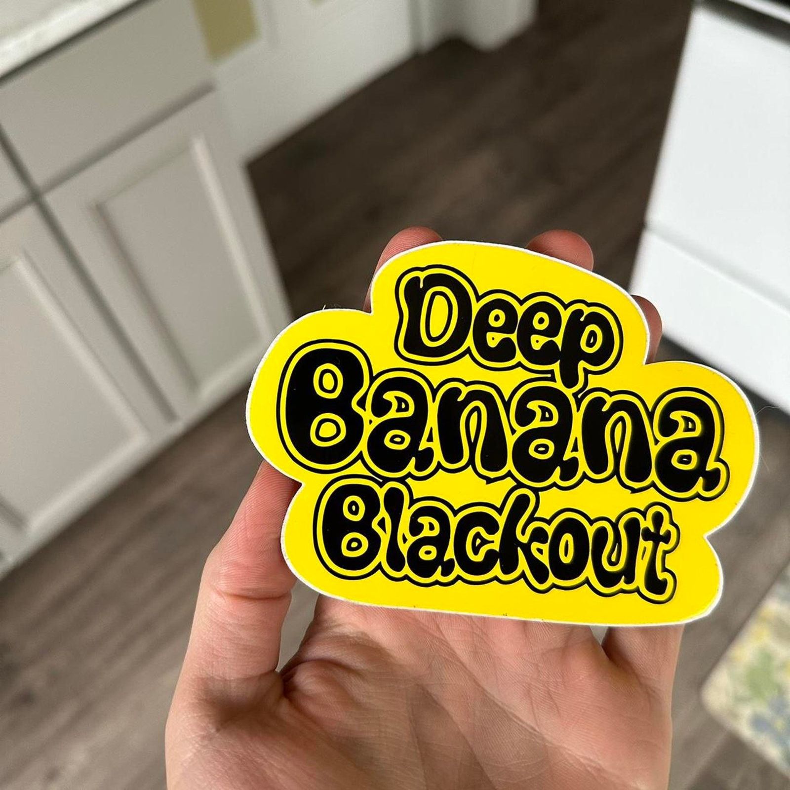 Vintage Rare Vintage Deep Banana Blackout Rock Band Logo Sticker Size ONE SIZE - 3 Thumbnail