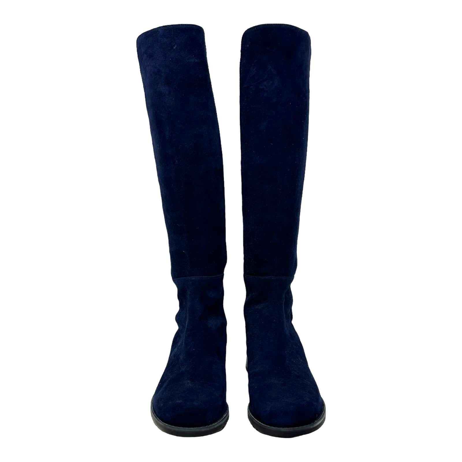 Stuart Weitzman Stuart Weitzman two tone leather knee length boots size 7M Size US 7 / IT 37 - 5 Thumbnail