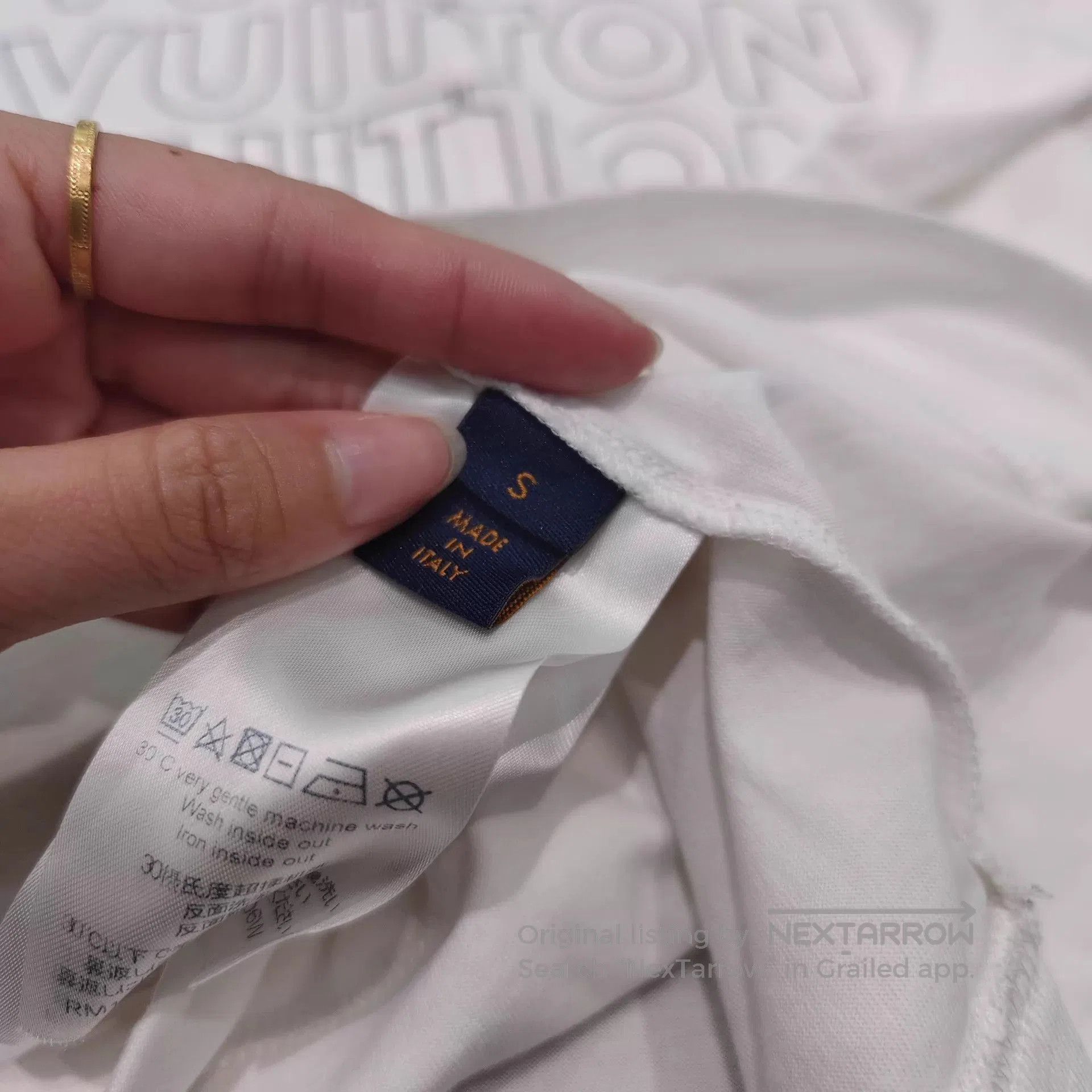 Louis Vuitton White Short-Sleeve Graphic Print T-Shirt. Size US S / EU 44-46 / 1 - 3 Thumbnail