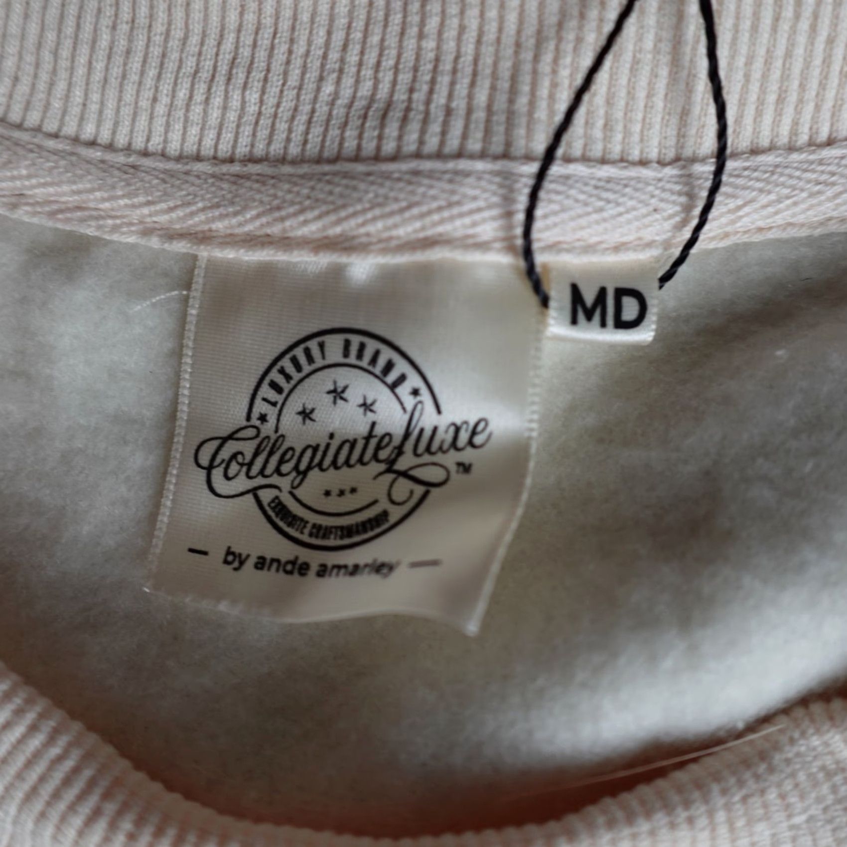 Vintage VINTAGE Collegiate Lux Morgan State Sweatshirt Crew Neck Long Sleeve Beige M Men Pullover Jersey Cotton Blend USA University 90s Mens Size US M / EU 48-50 / 2 - 5 Thumbnail