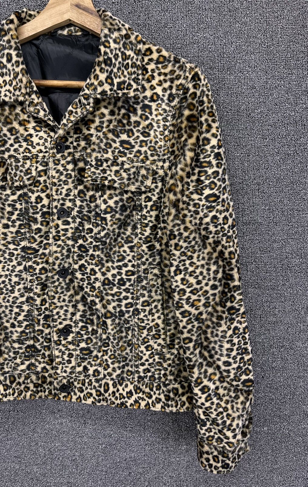 Japanese Brand × semanticdesign Vintage Semantic Design Leopard Style Rare Zip Up Jacket Size S / US 4 / IT 40 - 4 Thumbnail