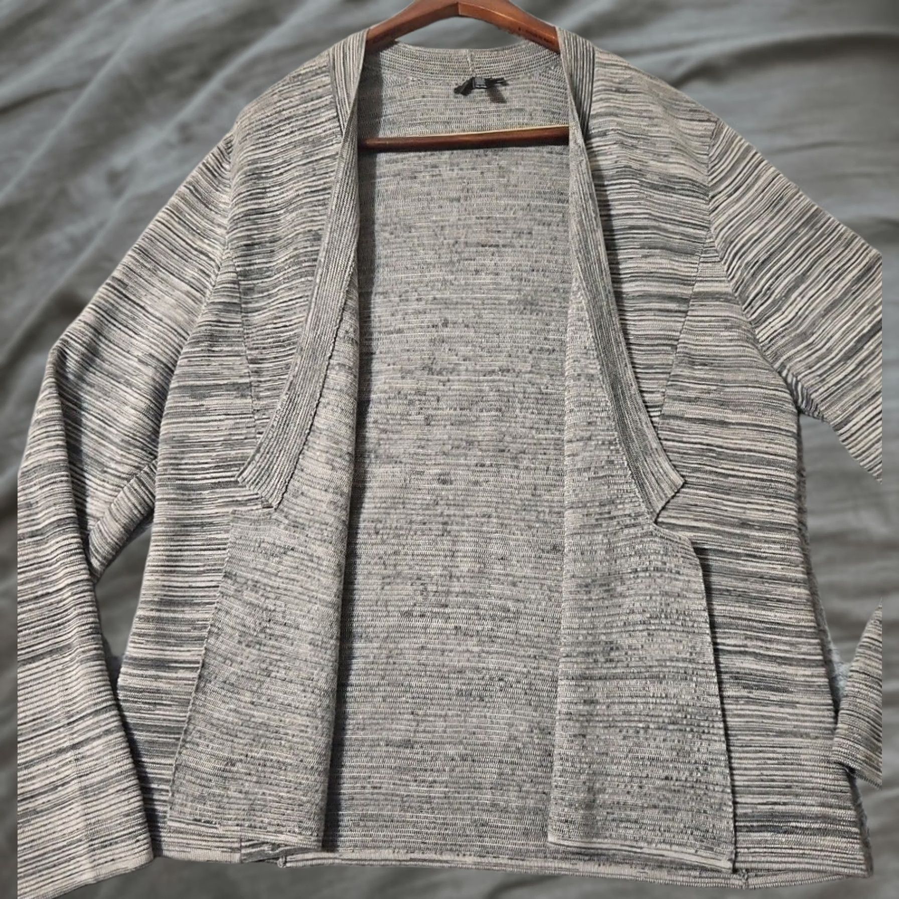 Eileen Fisher Eileen Fisher Cardigan Women's XL Tencel Organic Cotton Maple Oat Notch Collar Size XL / US 12-14 / IT 48-50 - 1 Thumbnail