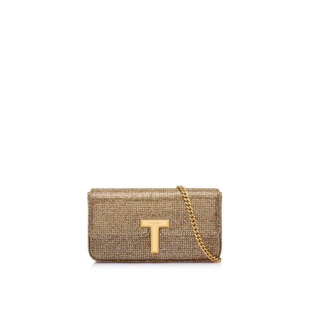 Tom Ford o1loc1c0825 L1835 Size: OS / Clutch Bag in Gold Size ONE SIZE - 1 Thumbnail