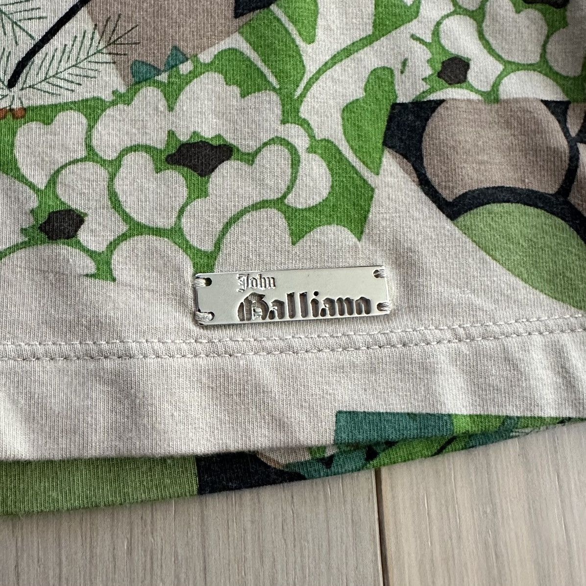 John Galliano AW2005 Floral Camo Mix T-Shirt Size M / US 6-8 / IT 42-44 - 5 Thumbnail