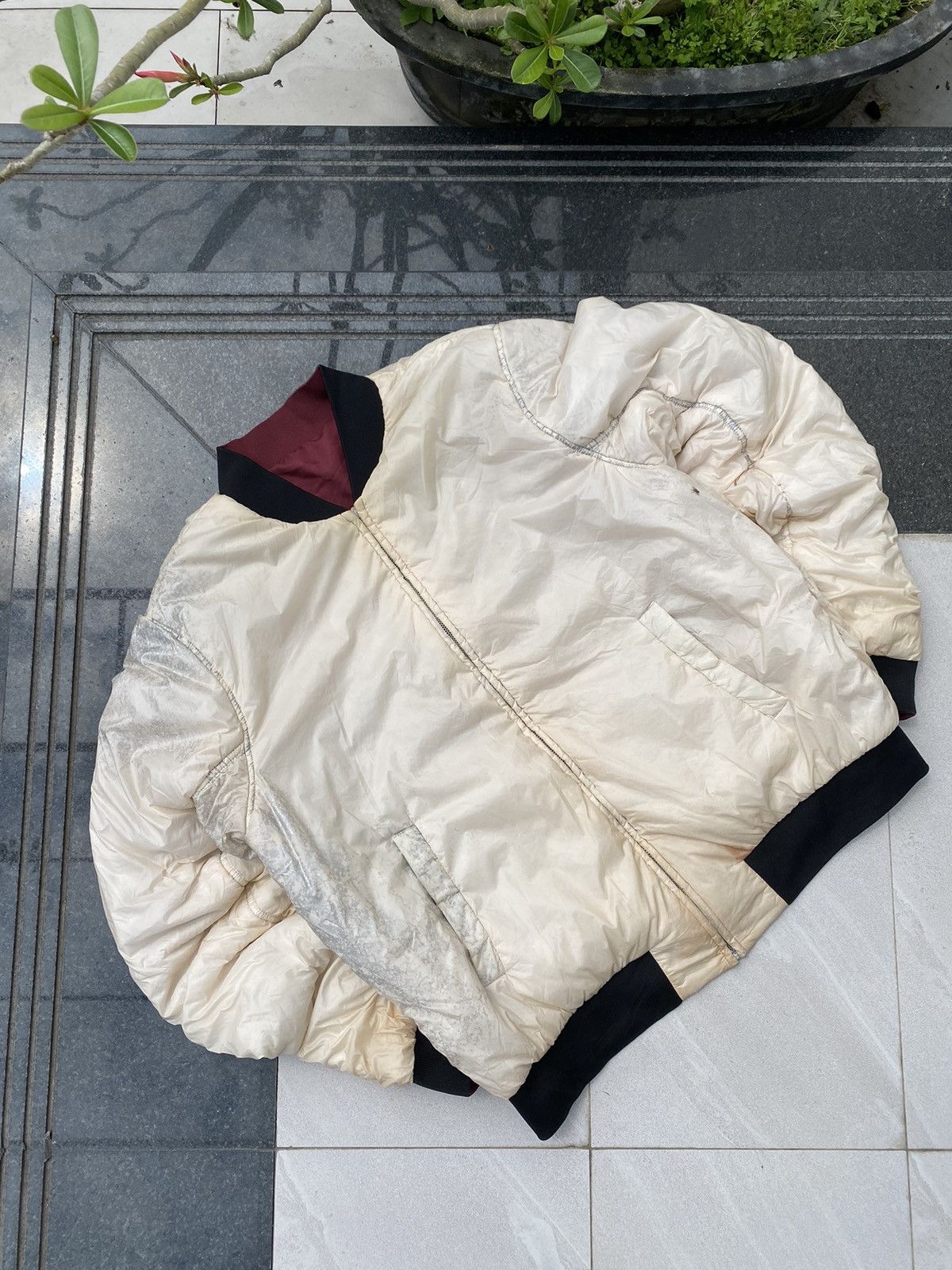 Evisu × Vintage 90S EVISU JAPANESE RARE TWO SIDE RETRO Y2K BOMBER Size US XXL / EU 58 / 5 - 10 Thumbnail