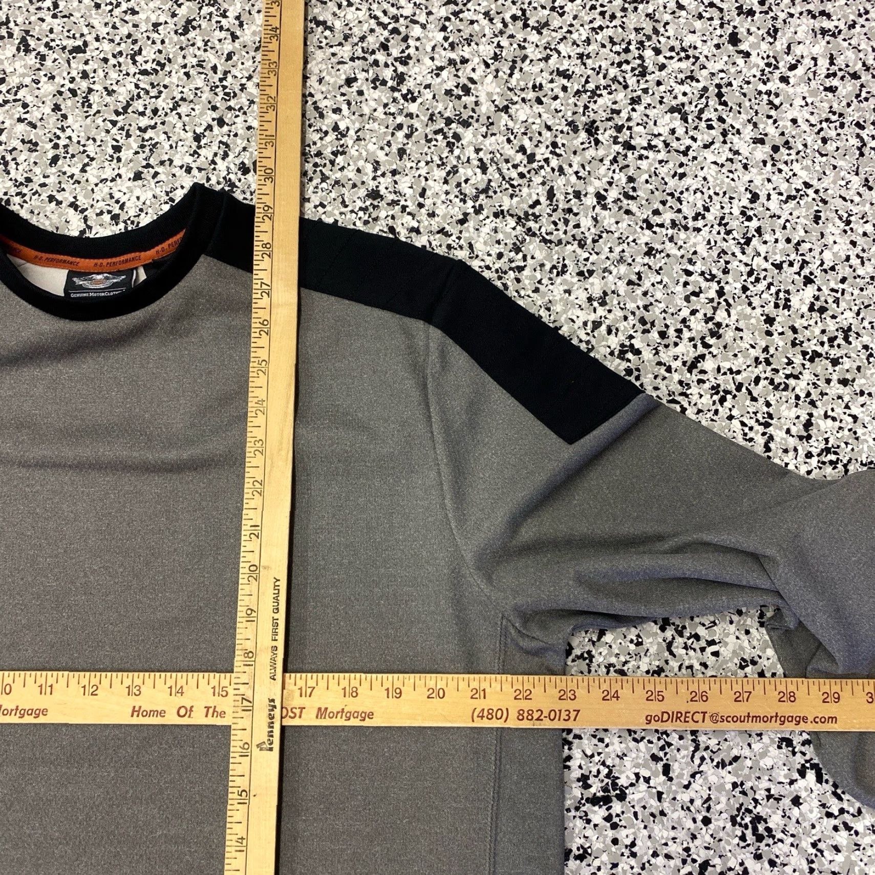 Harley Davidson Harley-Davidson Performance Long Sleeve Shirt Gray Medium Shirt Size US M / EU 48-50 / 2 - 3 Thumbnail