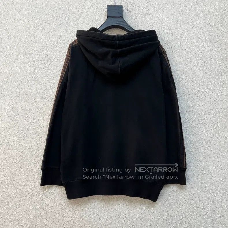 Fendi Fendi Embroidered Logo Kirin Arm Full Print Hoodie Size XS / US 0-2 / IT 36-38 - 2 Thumbnail