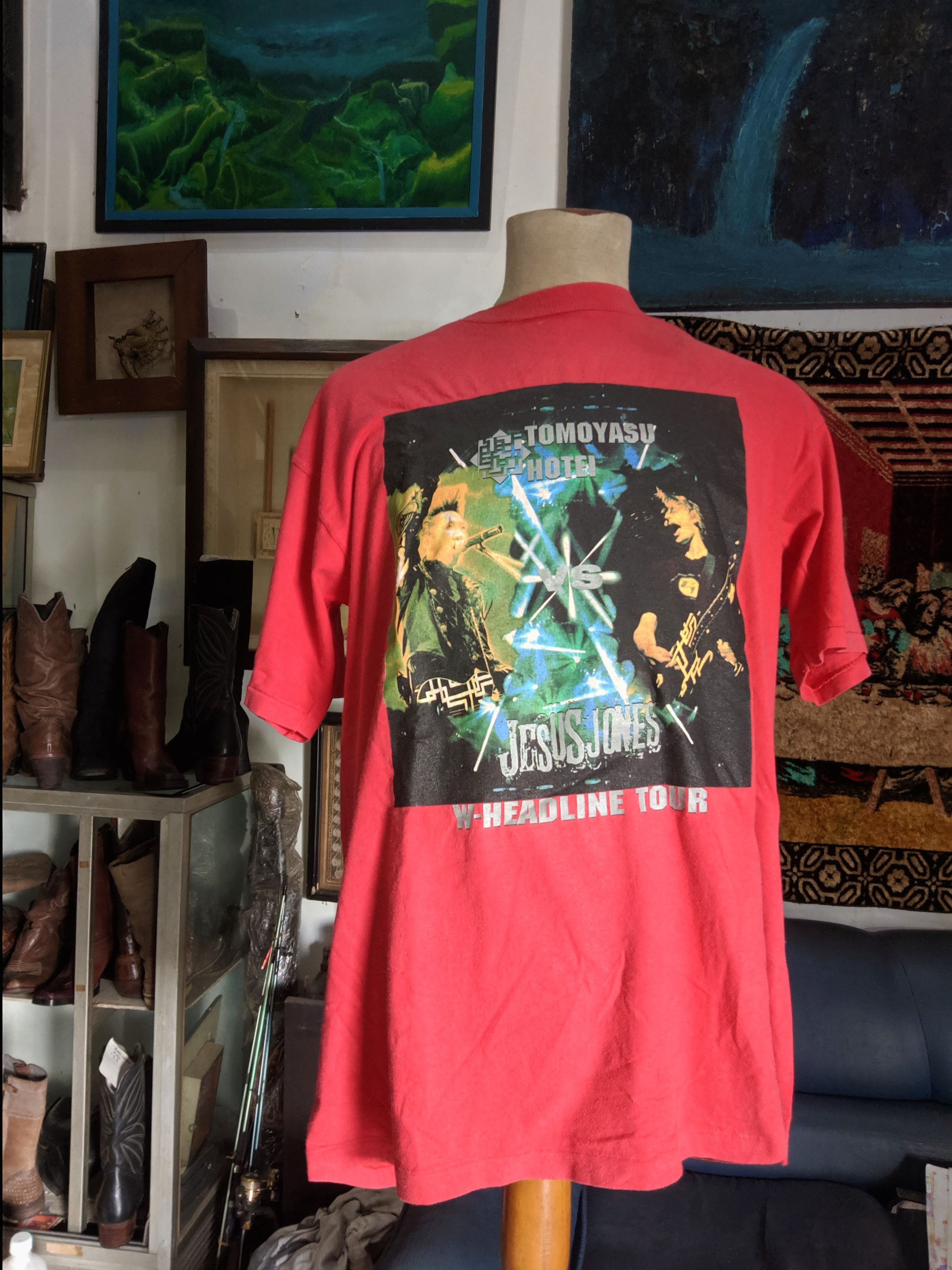 Band Tees 🍻 90s 'JESUS JONES L,The Cure Smashing Pumpkins Nirvana Size US L / EU 52-54 / 3 - 7 Thumbnail