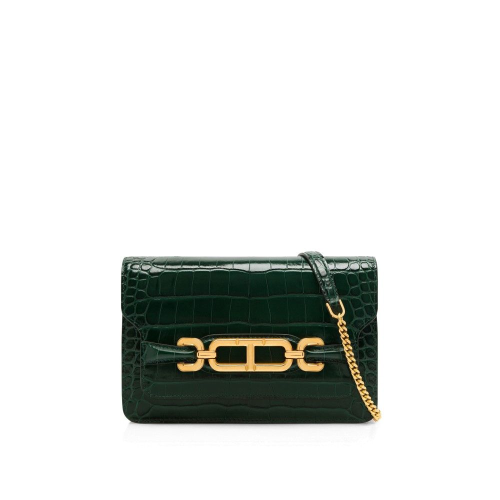 Tom Ford o1loc1c0425 L1738 Size: OS / Small Shoulder Bag in Green Size ONE SIZE - 1 Thumbnail