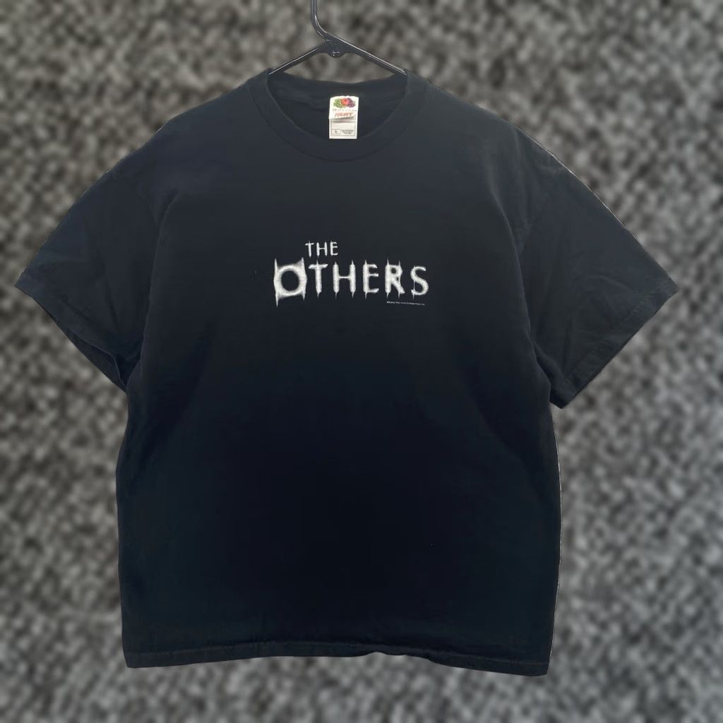 VINTAGE Fruit of the Loom The Others T-Shirt Men XL Black Horror Movie Promo 2001 Y2K