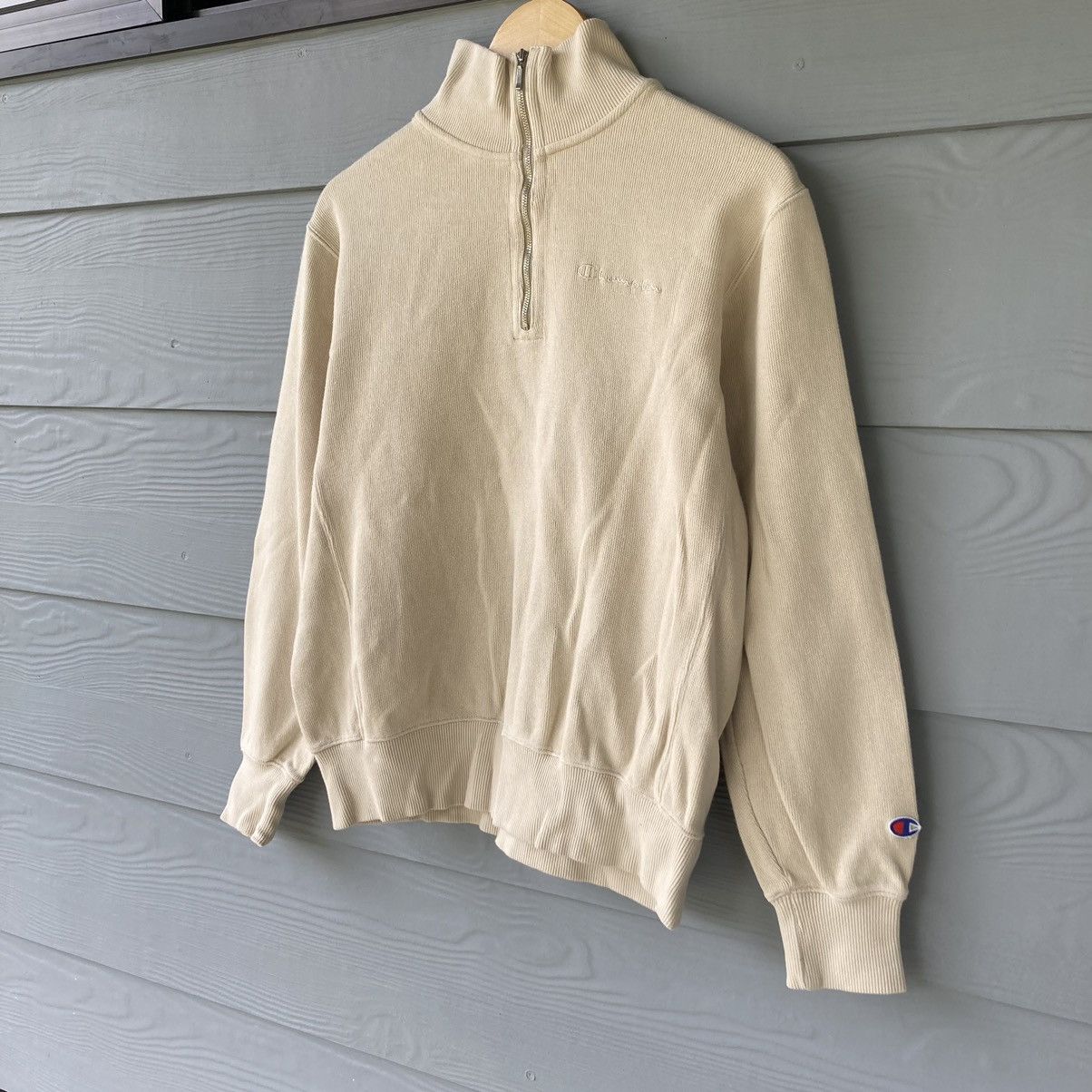 Champion × Vintage Vintage 90s Champion Quater Zipper Size M Size US M / EU 48-50 / 2 - 3 Thumbnail