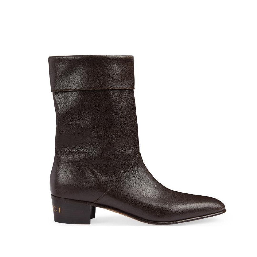 Gucci o1mt1gz0325 Heeled Boots in Brown Size US 7 / EU 40 - 1 Thumbnail
