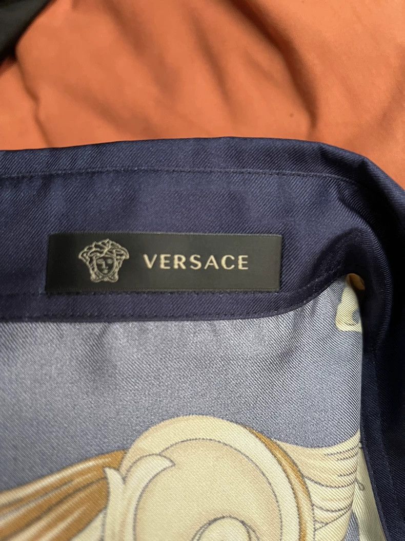 Versace Versace Mulberry silk printed shirt Size US XXS / EU 40 - 4 Thumbnail