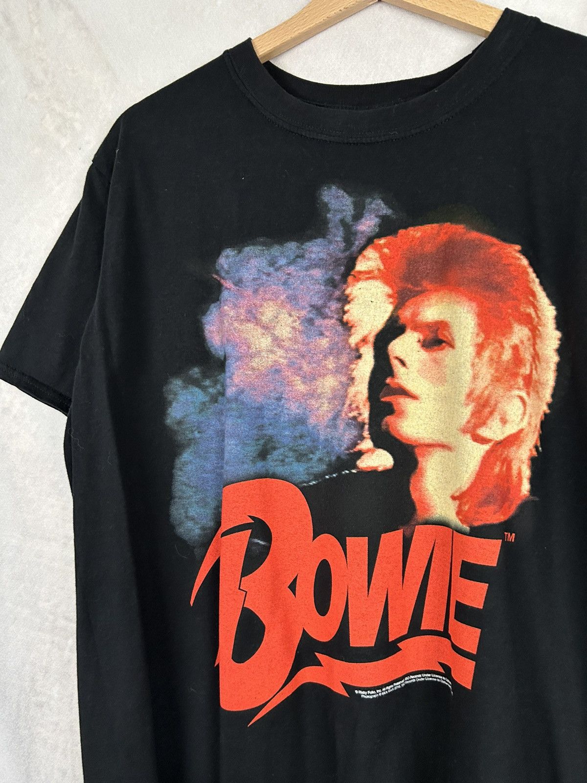 Band Tees David Bowie Band Tee Graphic Alternative Vintage Rare Size US L / EU 52-54 / 3 - 3 Thumbnail
