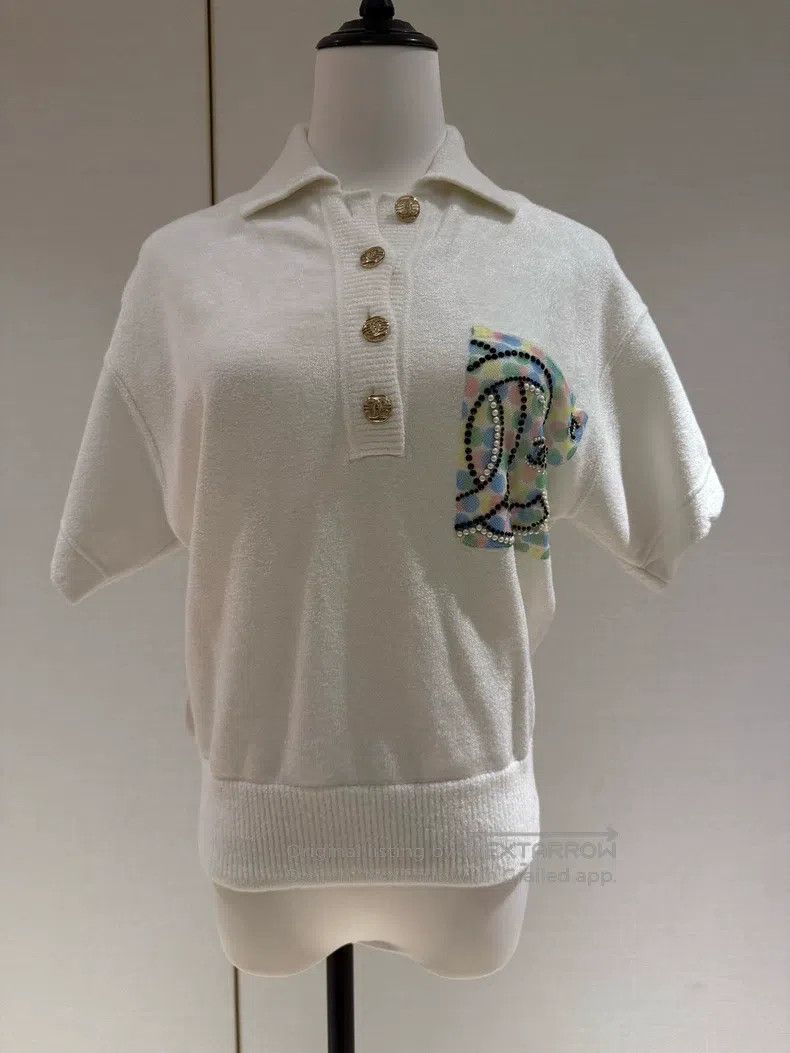 Chanel Chanel 21P Knitted Polo Size XS / US 0-2 / IT 36-38 - 1 Thumbnail