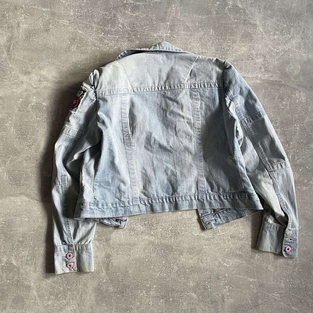 Dolce & Gabbana Vintage Dolce Gabbana Denim Jacket dg bomber moto jeans Size L / US 10 / IT 46 - 7 Thumbnail