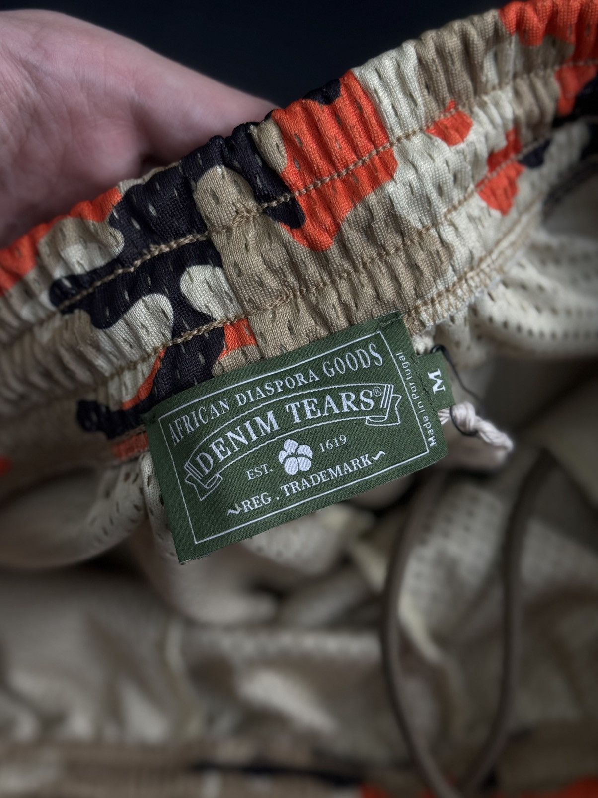 DENIM TEARS Denim Tears Mesh Summer Shorts Tan/Orange Size M (NEW) Size US 31 - 7 Thumbnail