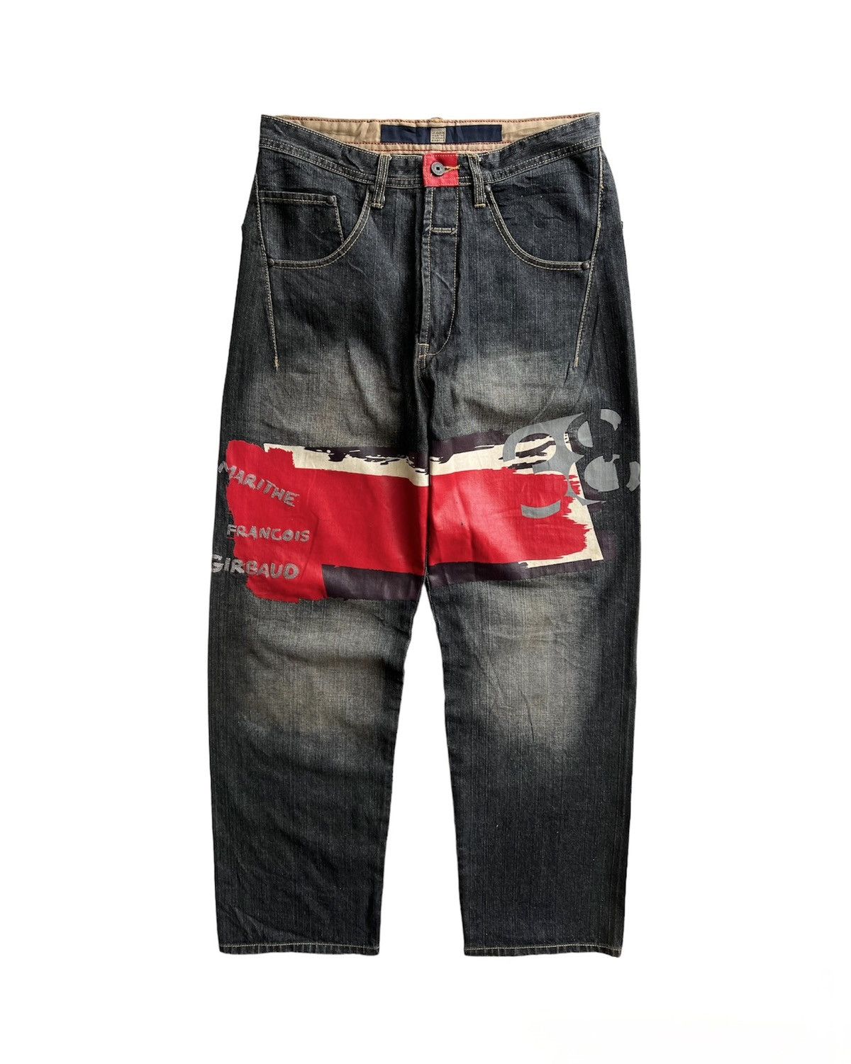 Marithe + Francois Girbaud MARITHÉ & FRANÇOIS GIRBAUD DENIM BAGGY JEANS Size US 32 / EU 48 - 1 Thumbnail