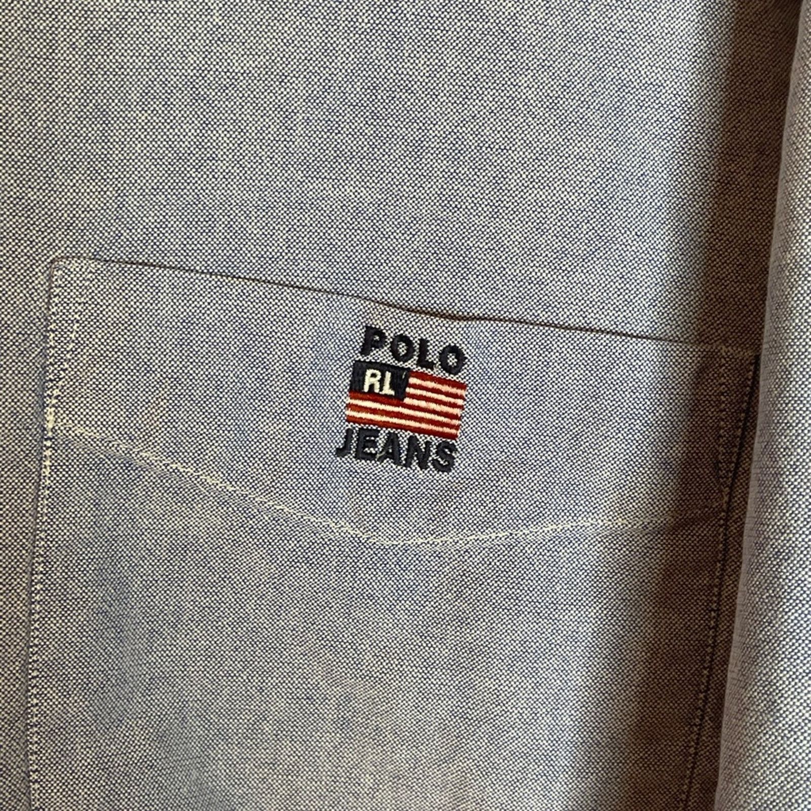 Ralph Lauren Polo Jeans Co Ralph Lauren Vintage 90s Mens Size Large Size US L / EU 52-54 / 3 - 2 Thumbnail