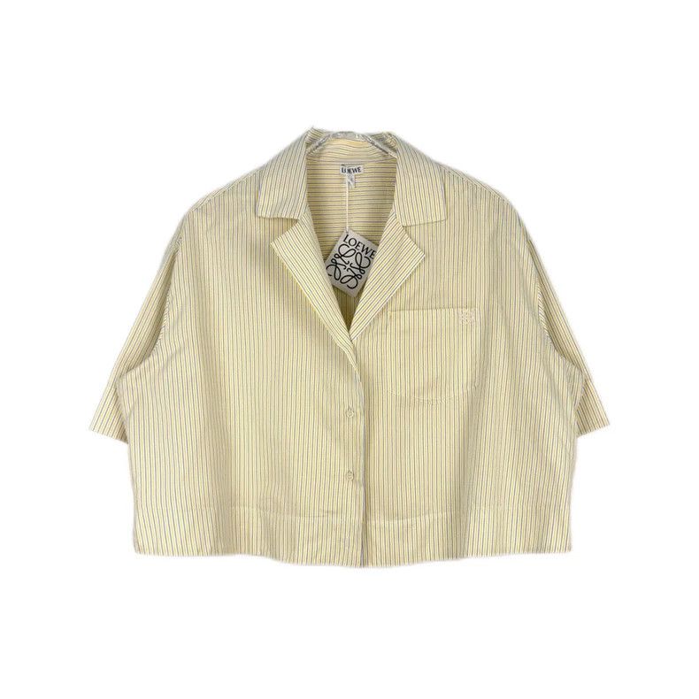 Loewe LOEWE Yellow and blue vertical embroidery logo short sleev Size M / US 6-8 / IT 42-44 - 1 Thumbnail