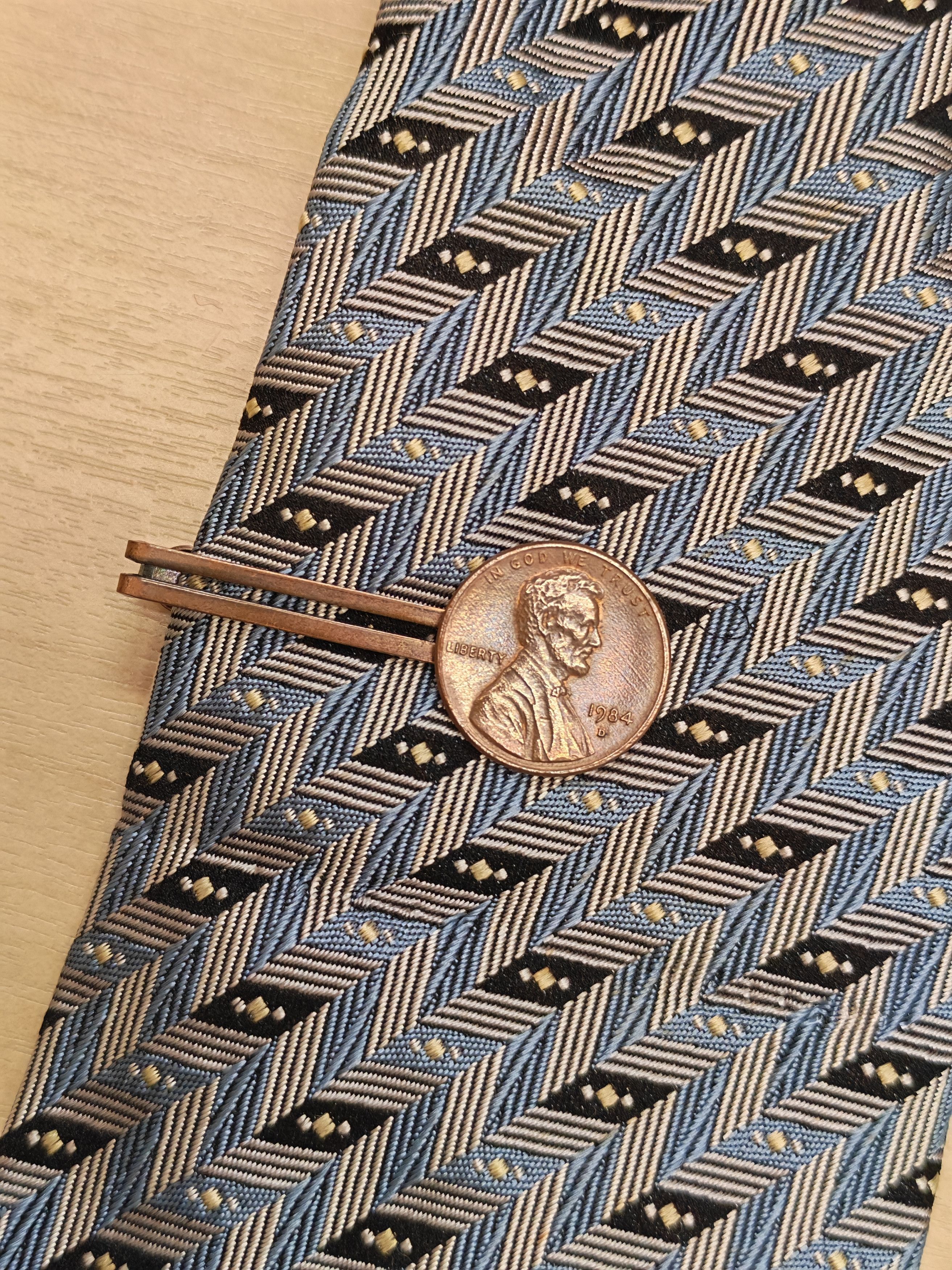 Other Vintage Tie Pin One Cents Usa Size ONE SIZE - 2 Thumbnail