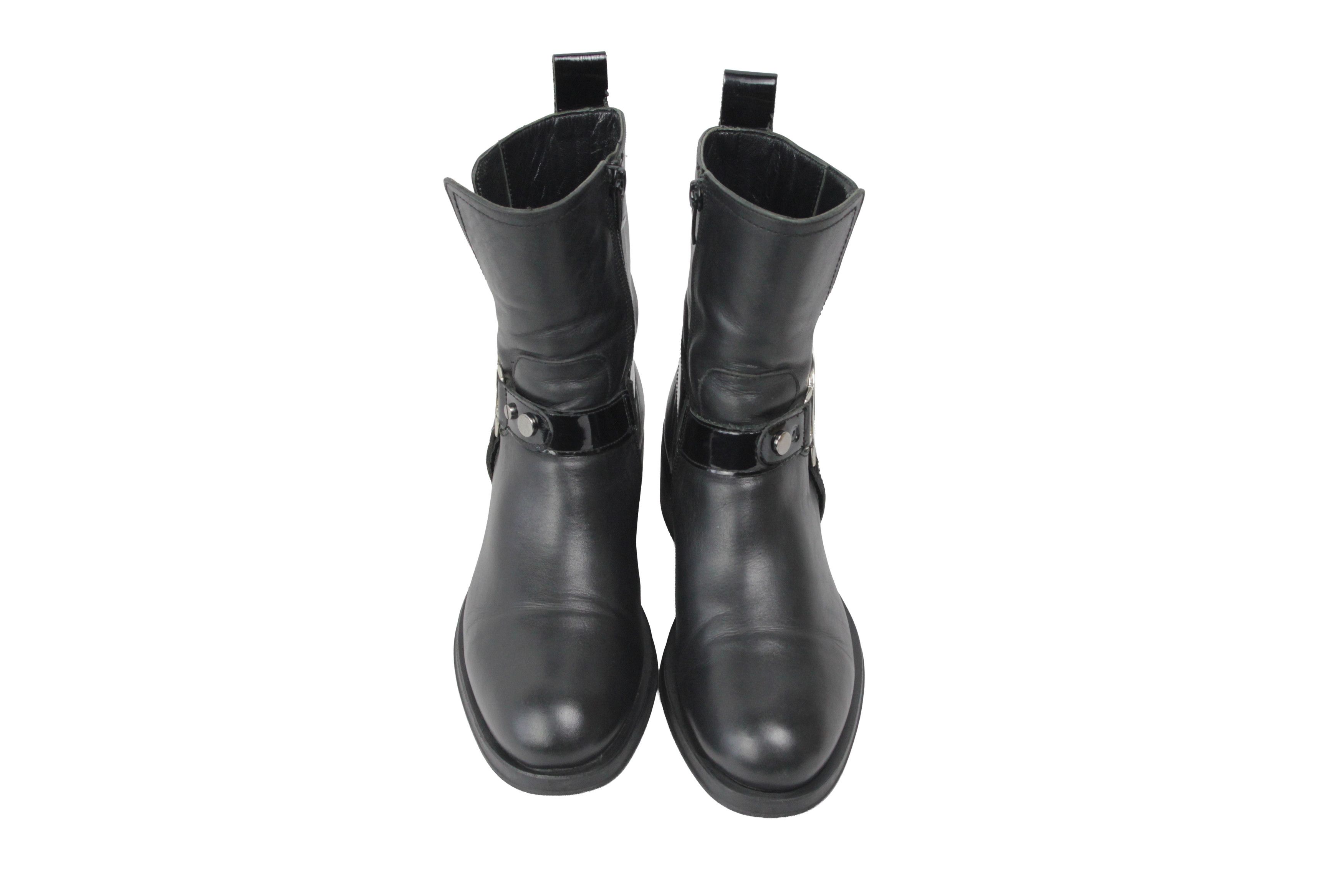John Galliano Y2K Harness Biker Boots Size US 6 / IT 36 - 9 Thumbnail