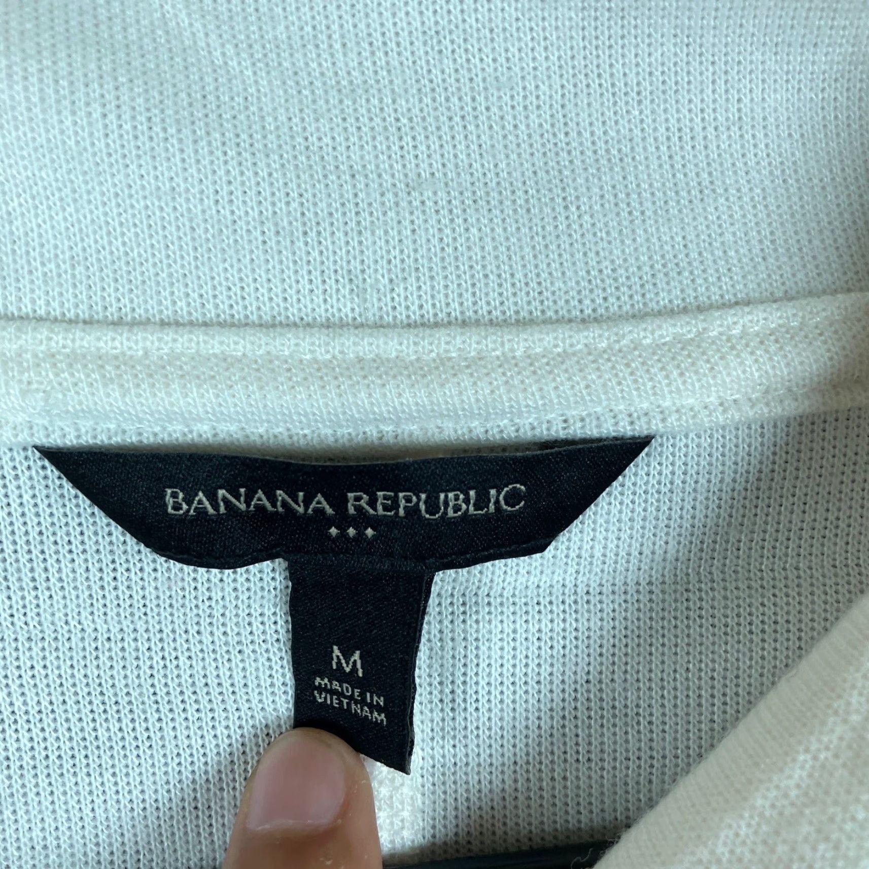 Banana Republic Banana Republic Womens Sweater Cream High Neck Long Loose Sleeve Soft Stretch M Size M / US 6-8 / IT 42-44 - 6 Thumbnail