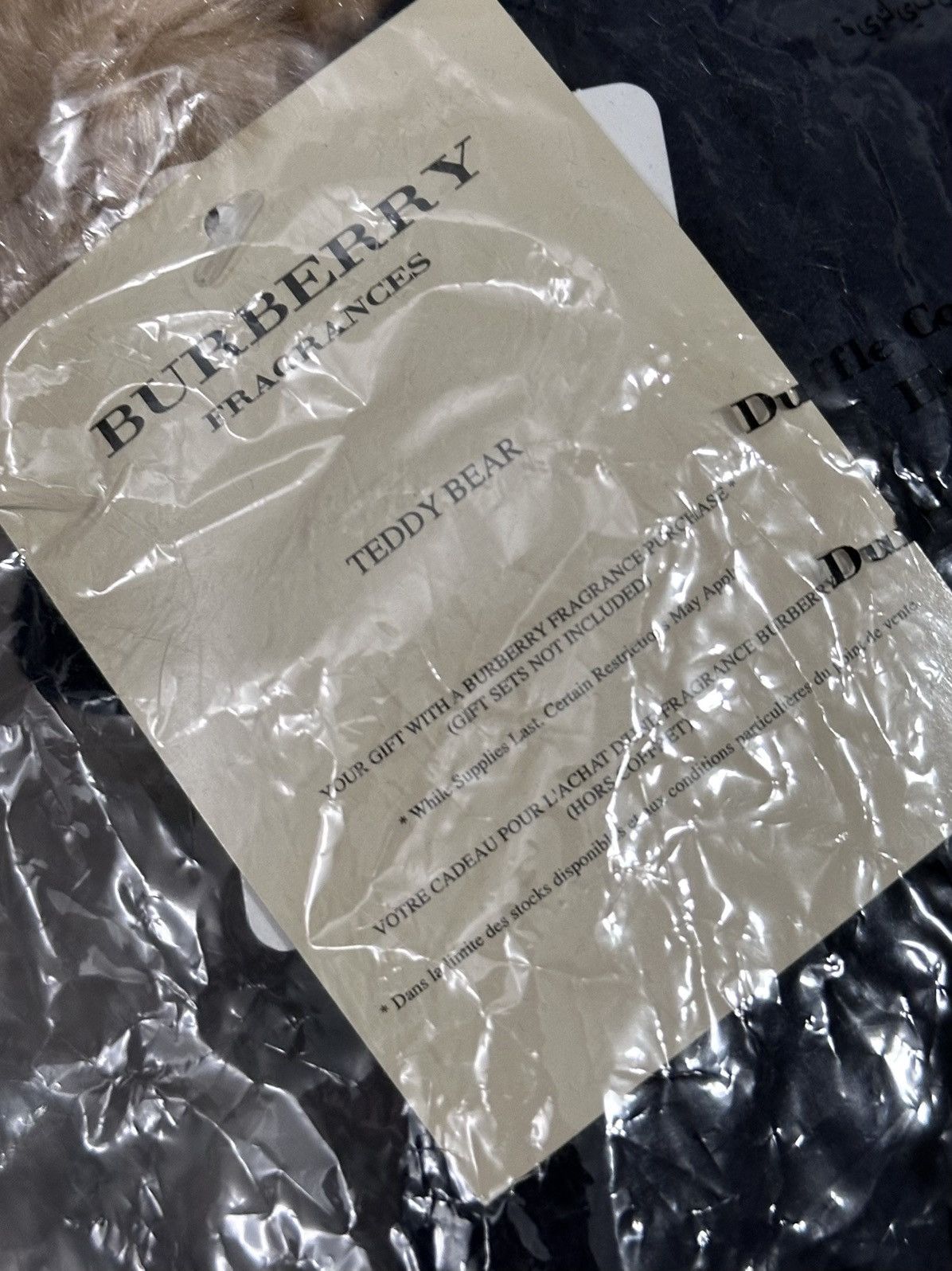 Burberry Burberry Fragrances Stuffed Teddy Bear Animal Size ONE SIZE - 7 Thumbnail