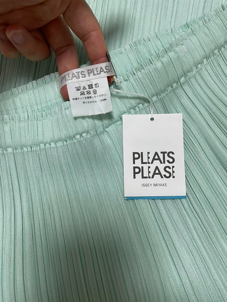 Issey Miyake Issey Miyake size:3 Mint green pleated pants Size 42" / US 20 - 6 Thumbnail