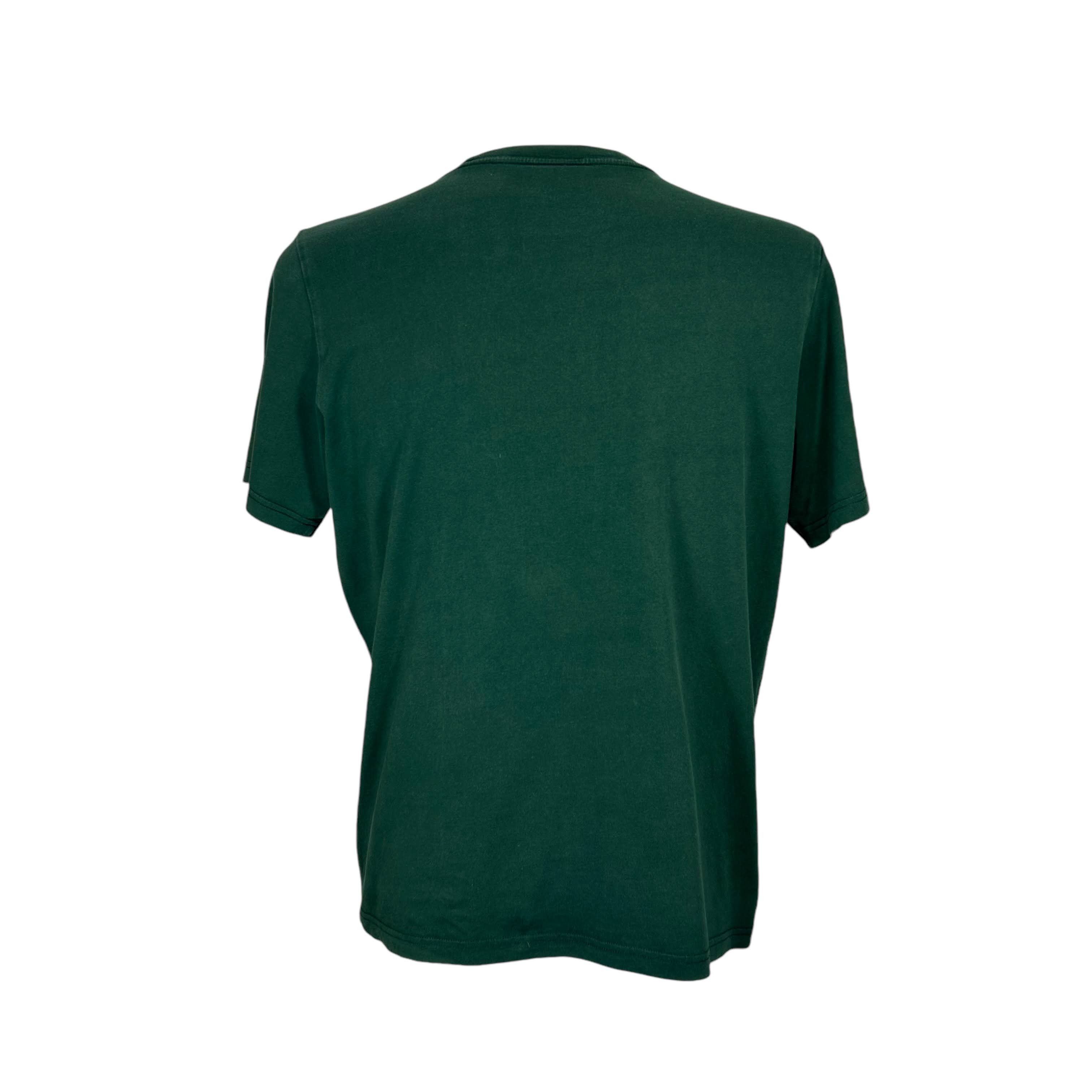 Paul Smith PS By Paul Smith Green Zebra T-shirt Cotton Men's Size L Size US L / EU 52-54 / 3 - 2 Thumbnail