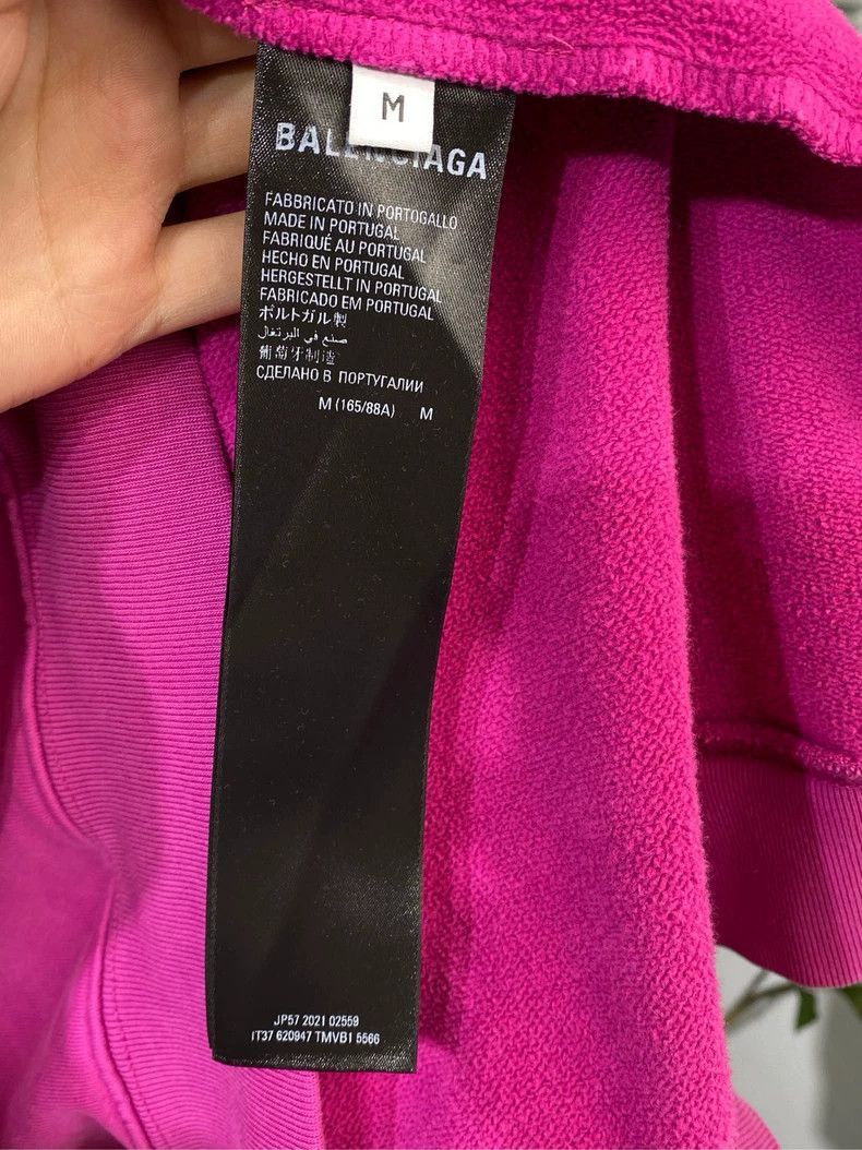 Balenciaga Balenciaga Pink Hoodie with Batman Logo-2506 Size US M / EU 48-50 / 2 - 4 Thumbnail