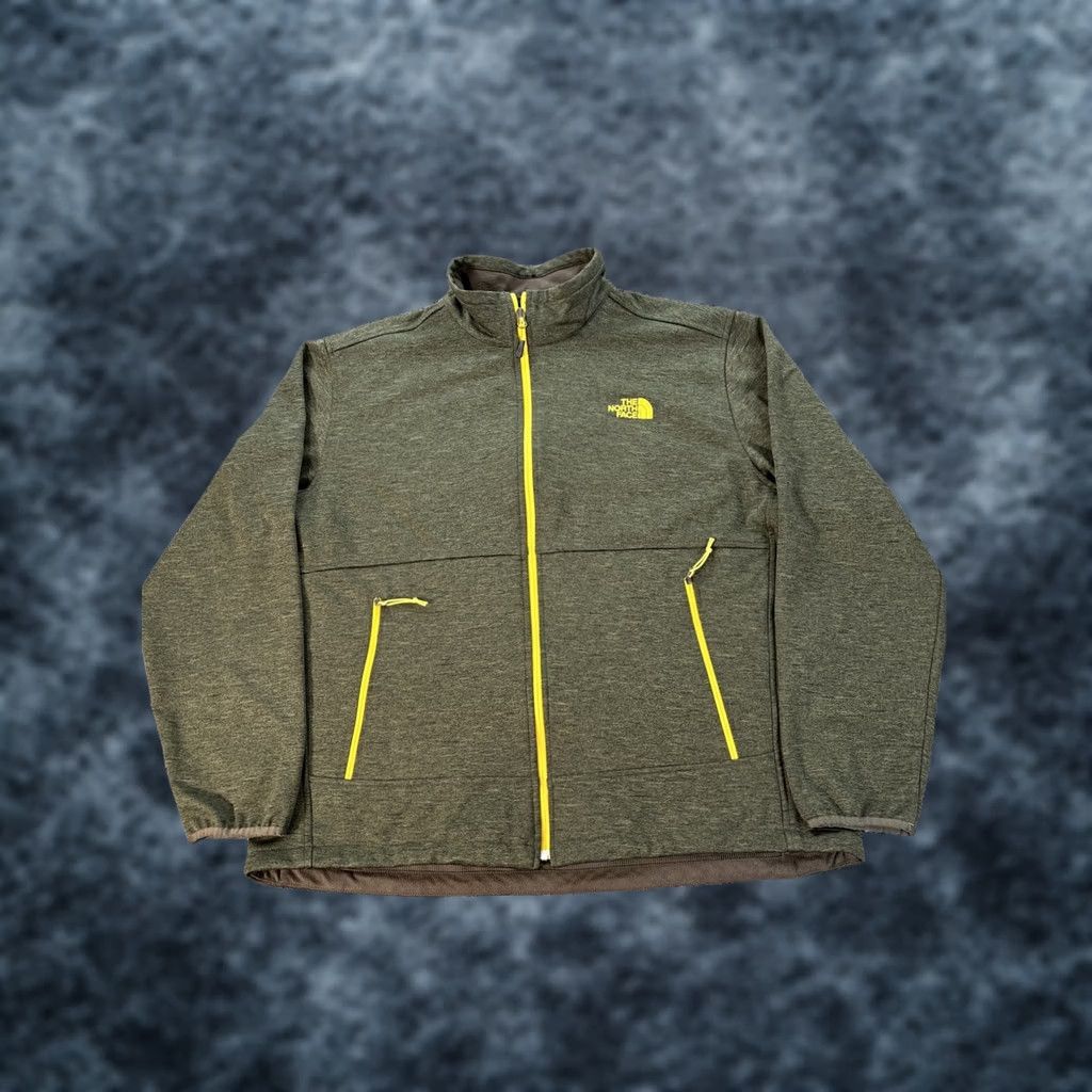 The North Face The North Face Apex Bionic Softshell Jacket XXL Green Full Zip Pockets Mens 2XL Size US XXL / EU 58 / 5 - 1 Thumbnail