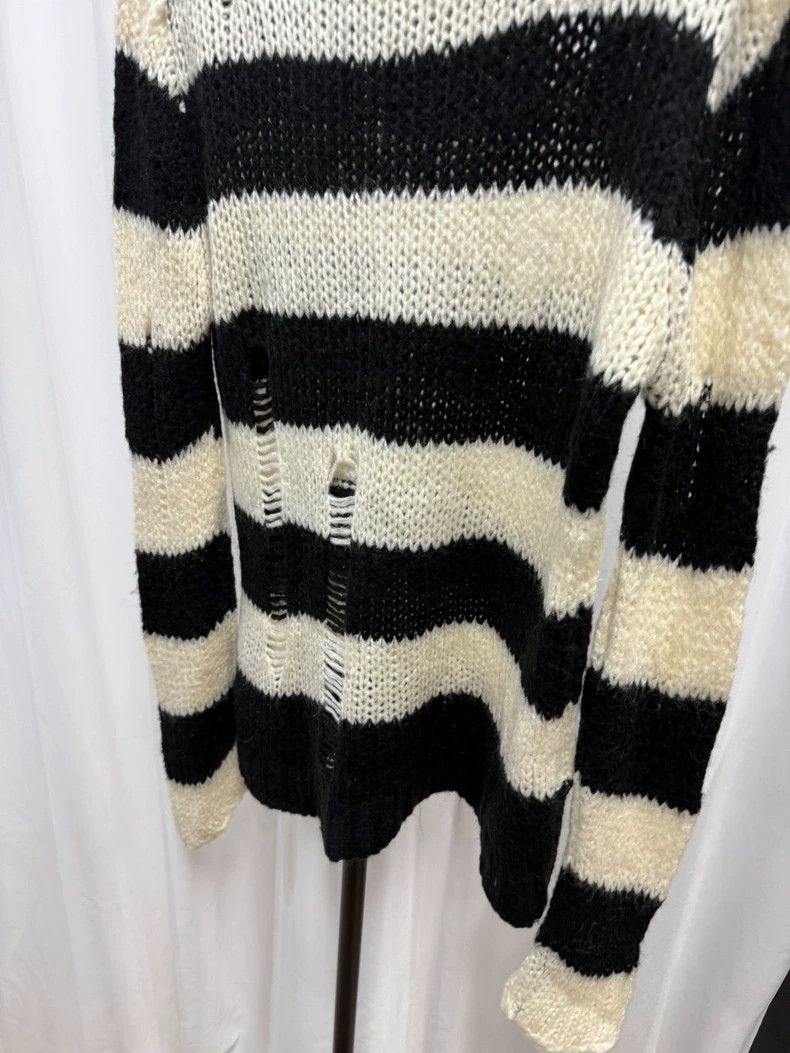 Ann Demeulemeester Ann demeulemeester Destroy the striped sweater 2503-Nextarr Size US XXS / EU 40 - 5 Thumbnail